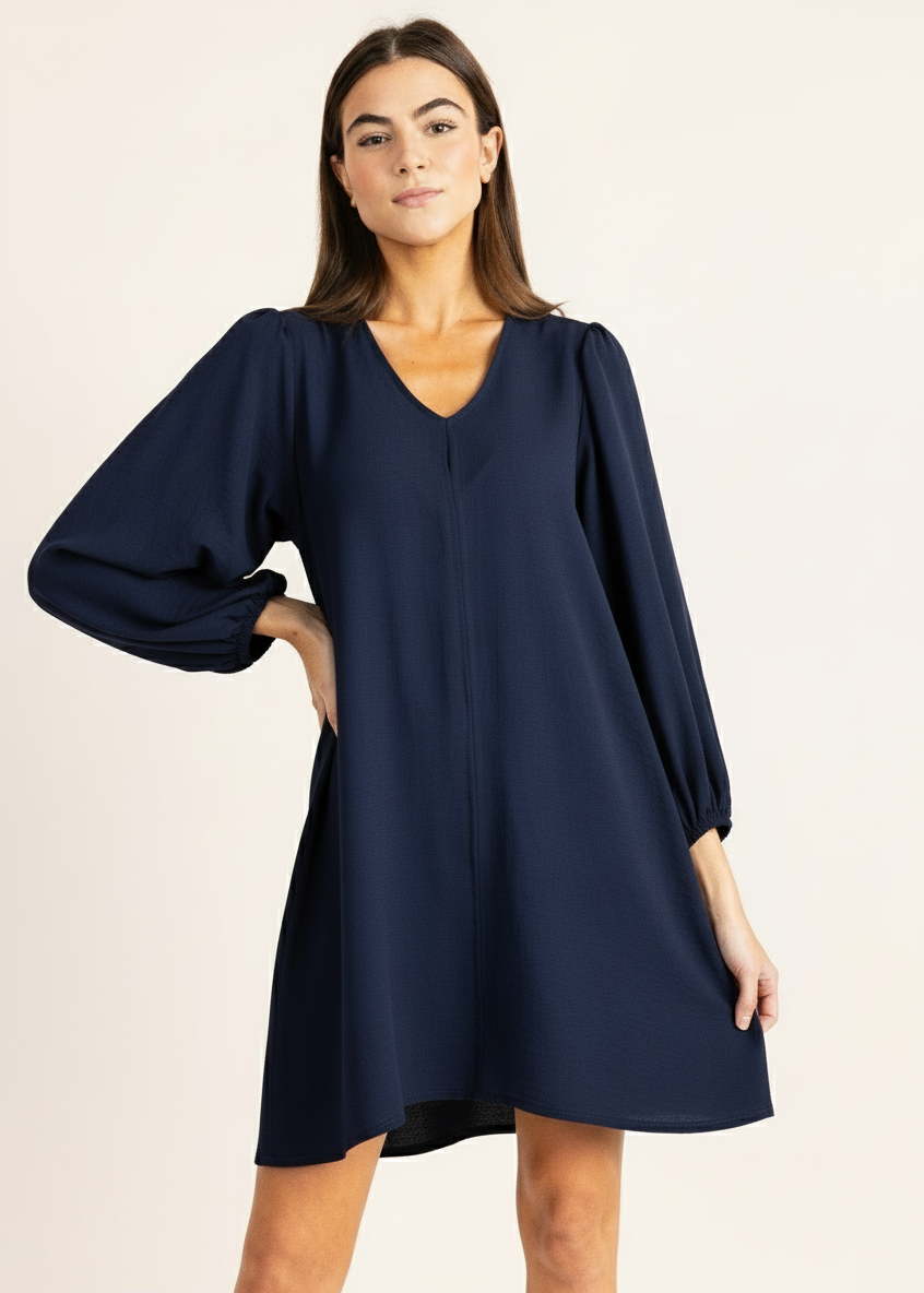 YanaK Wichita mini dress in Airflo, featuring a relaxed fit and vibrant pattern, perfect for casual outings.