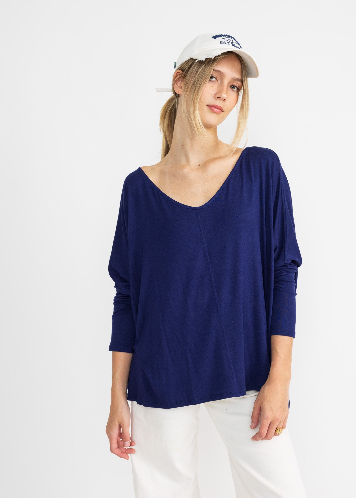 Yana K LISA TOP featuring a stylish design with a flattering fit and elegant fabric in a soft color palette.