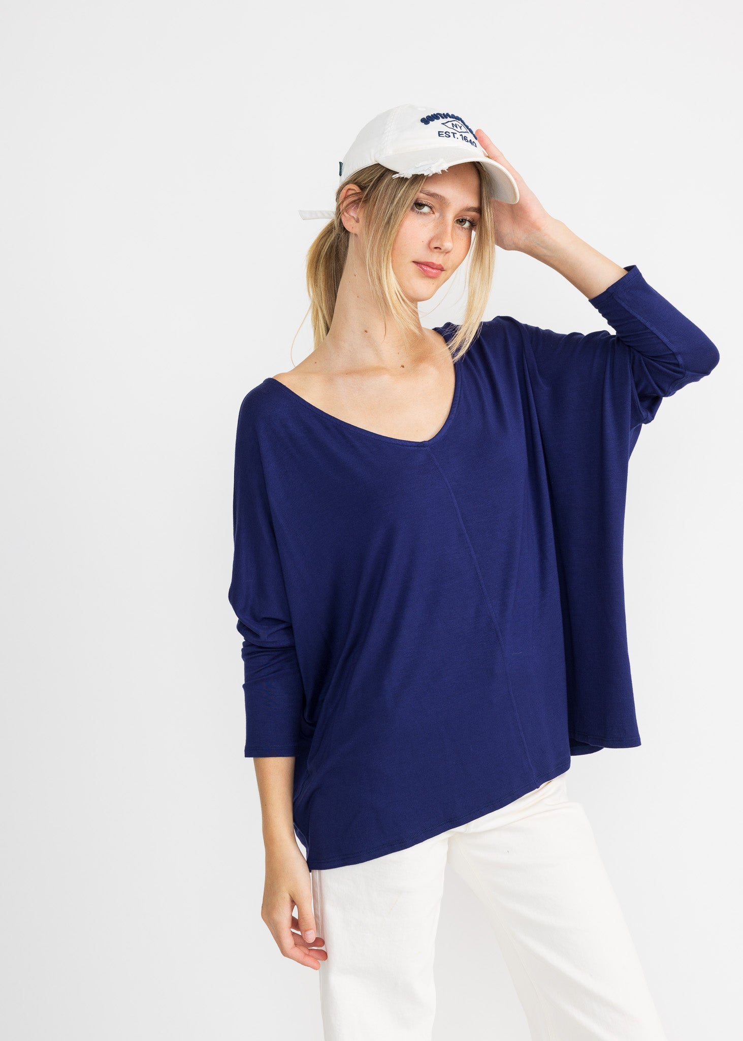 Yana K Lisa Top featuring a stylish design with a relaxed fit and elegant fabric in a soft color palette.