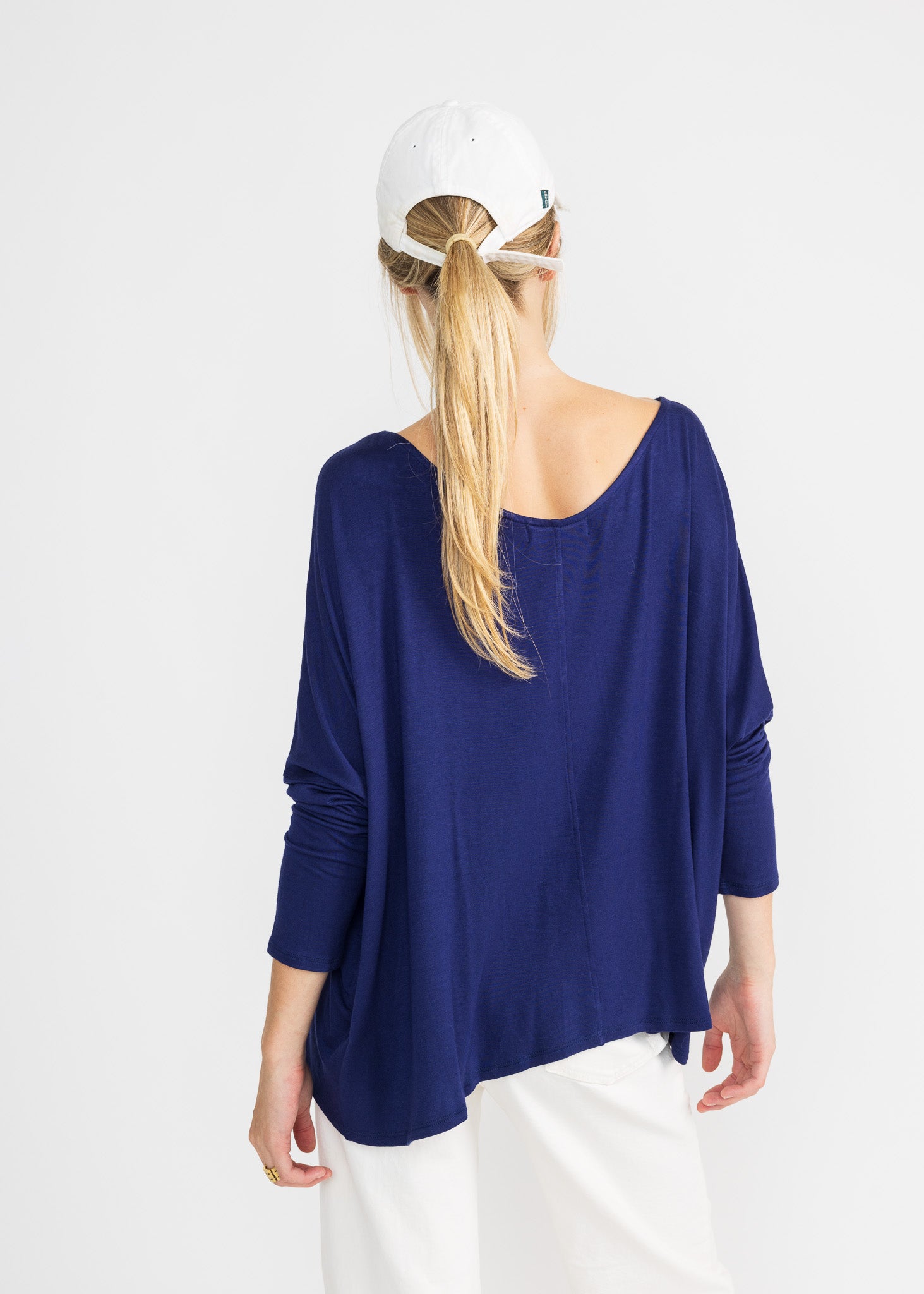 Yana K Lisa Top in soft fabric featuring a relaxed fit and elegant neckline, perfect for casual or dressy occasions.