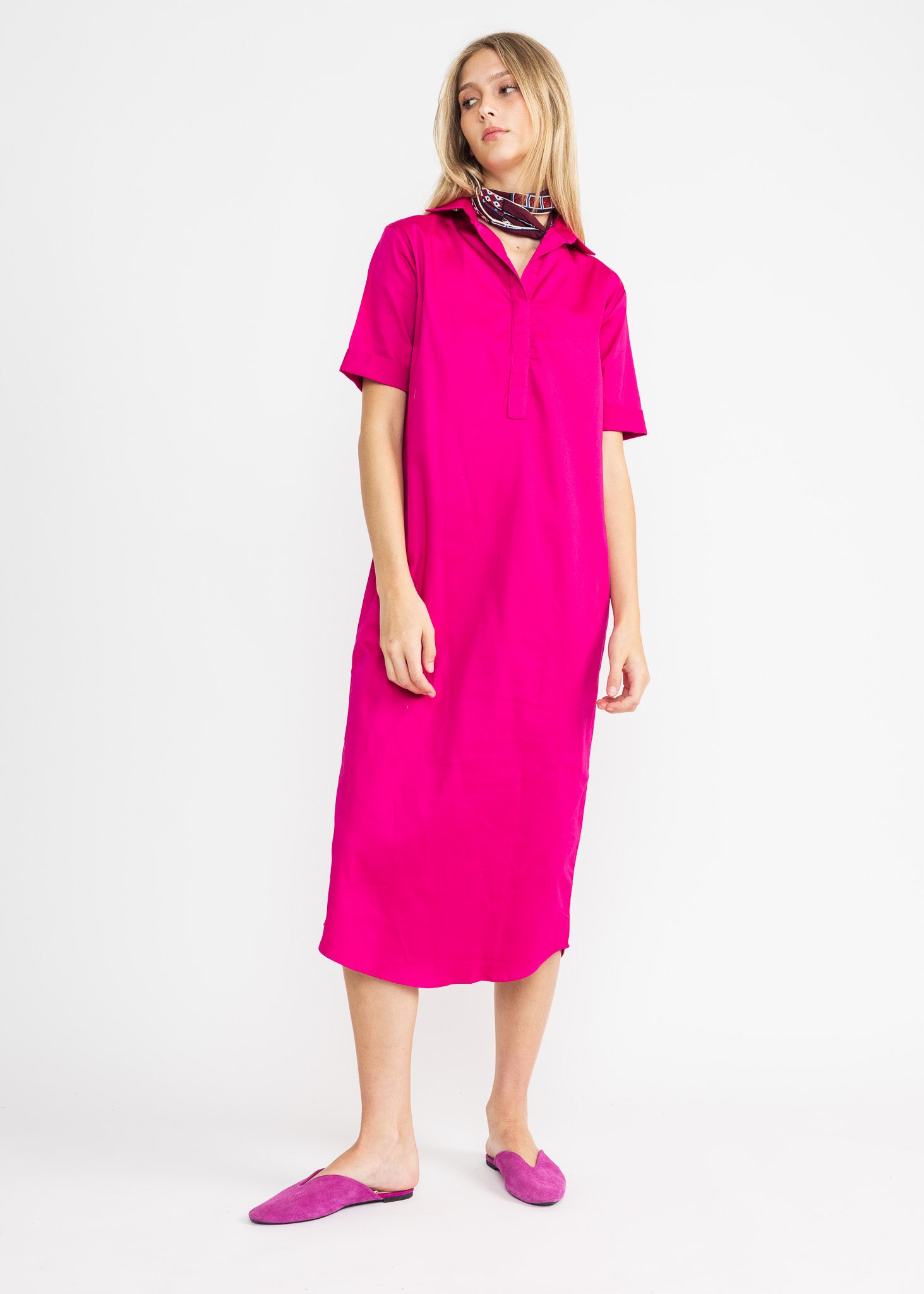FINN MAXI DRESS poplin