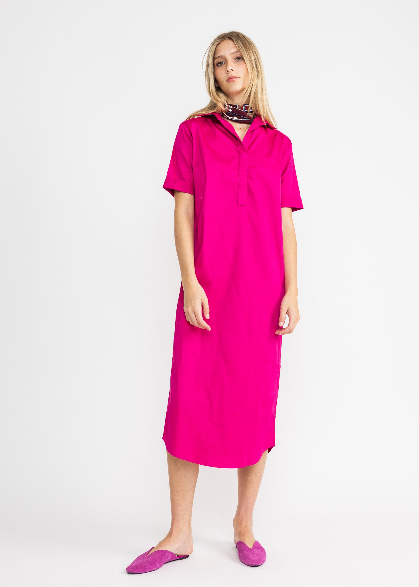FINN MAXI DRESS poplin