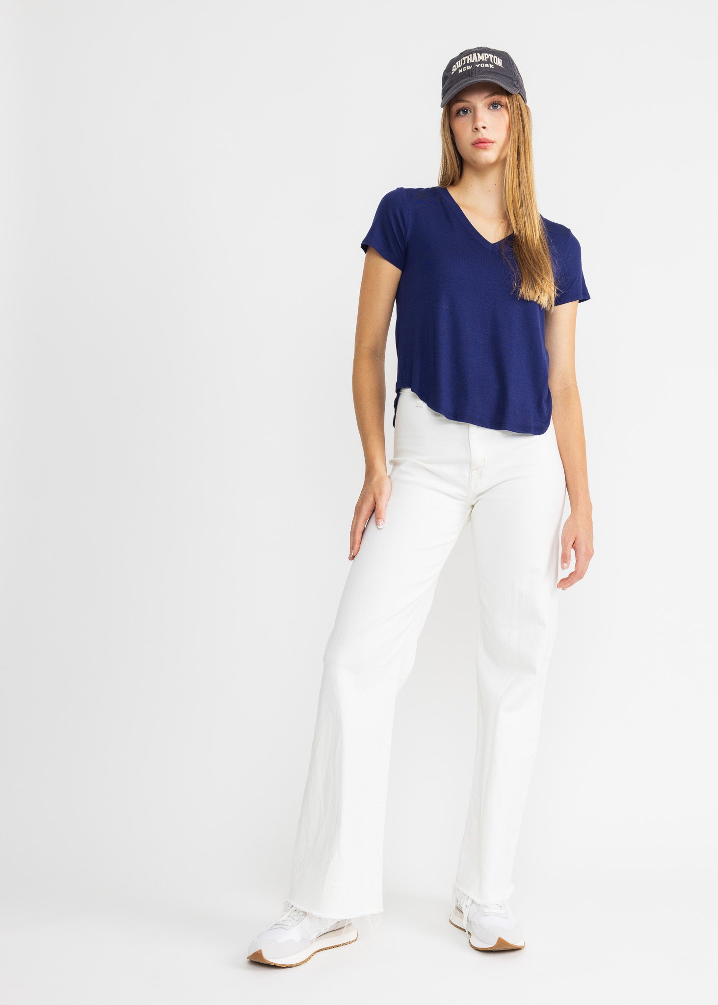Lightweight YanaK top with a relaxed fit, featuring a stylish design and soft fabric suitable for casual wear.