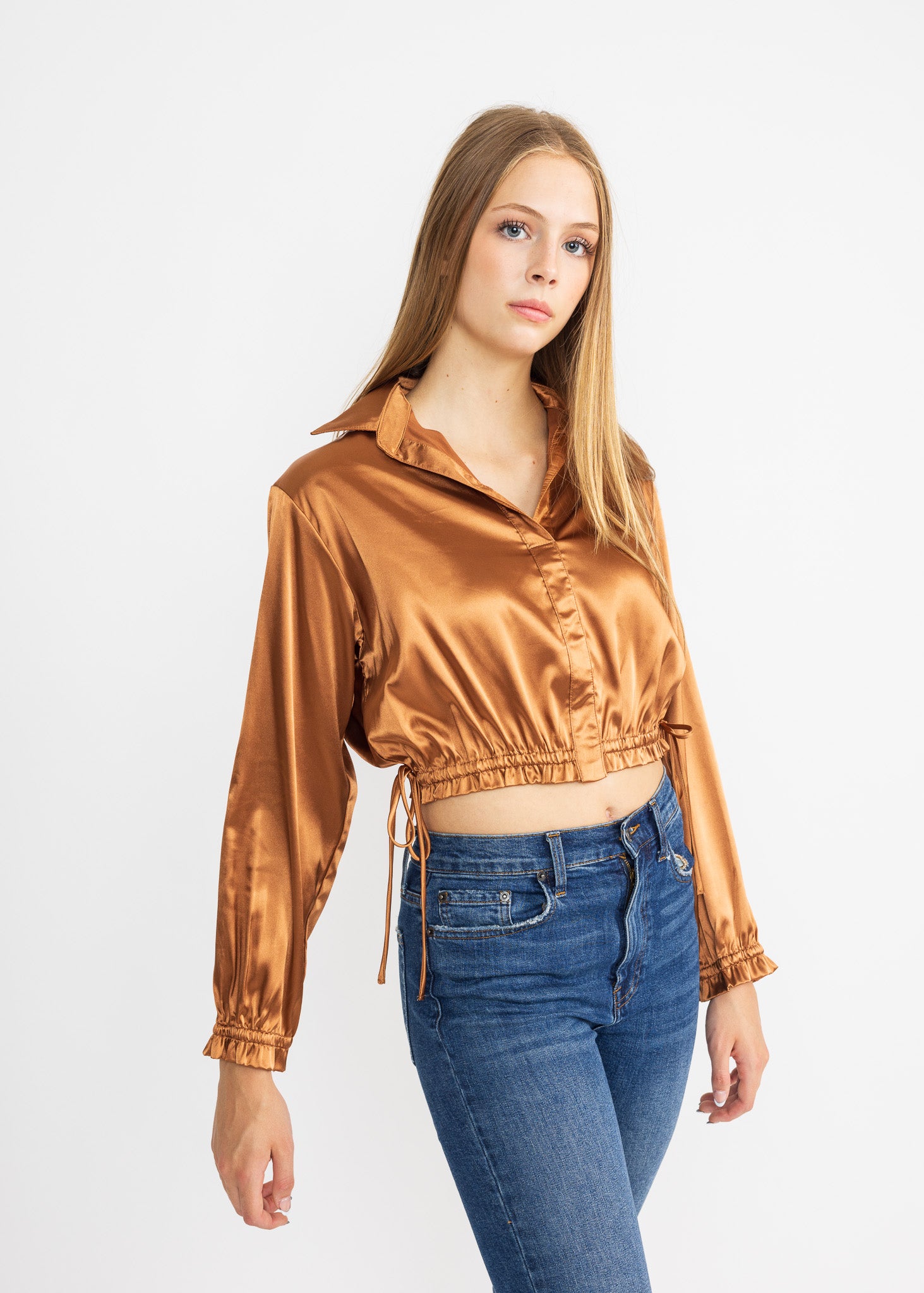 BLONDIE TOP satin