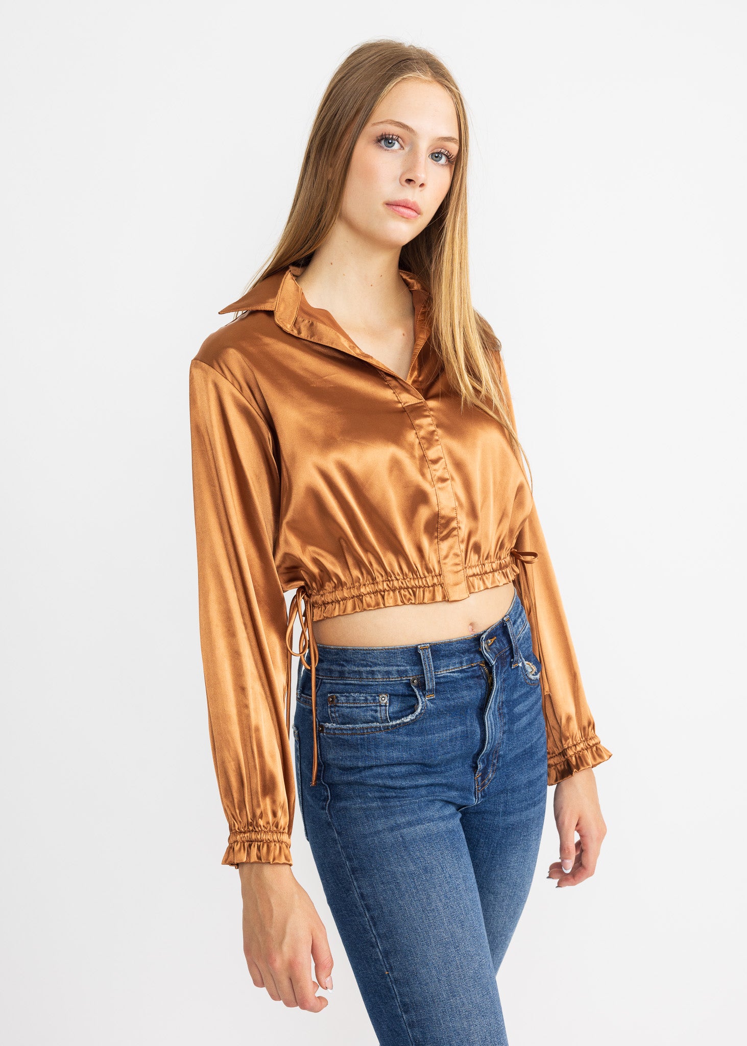 Yana K women’s satin fashion top