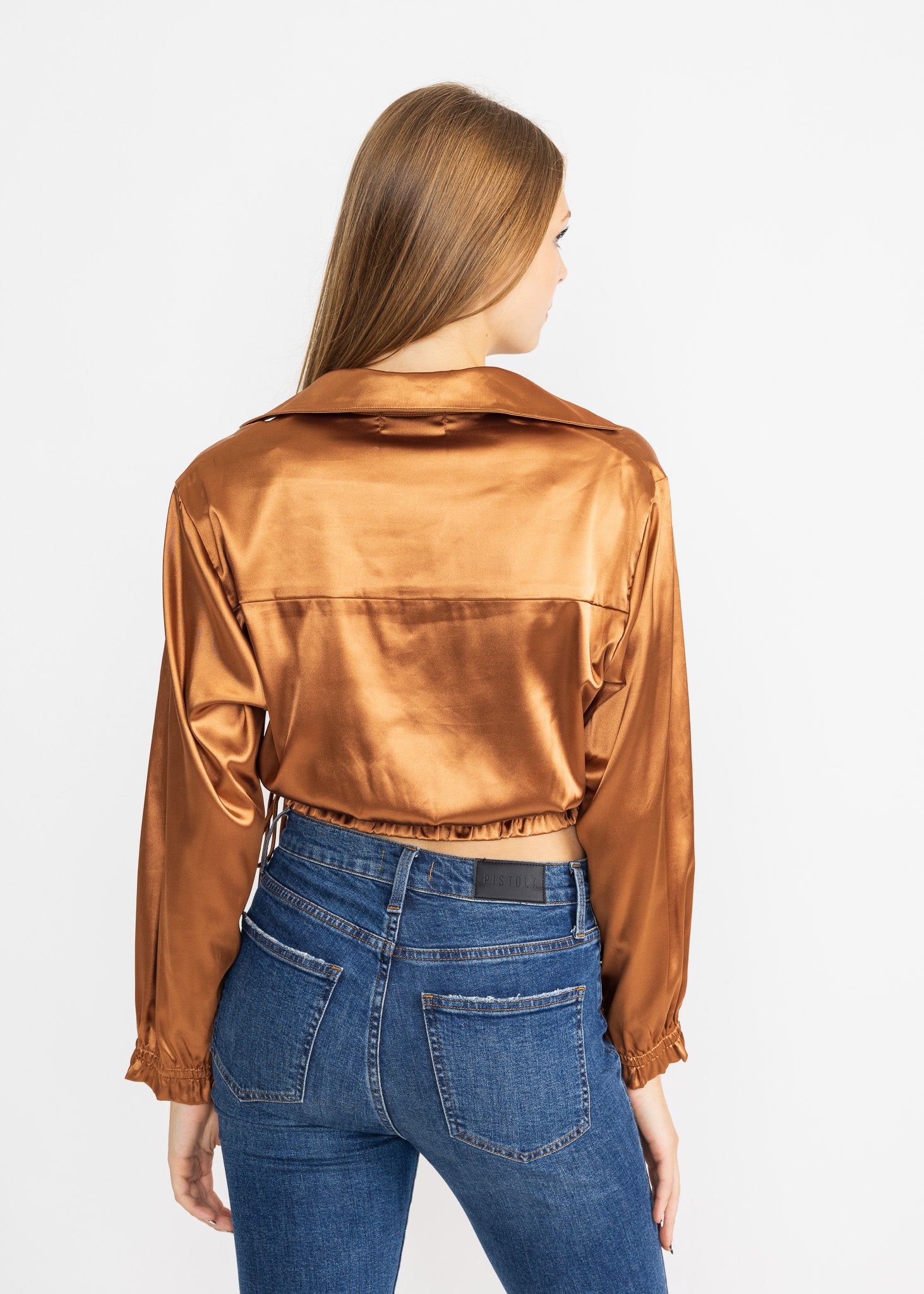 BLONDIE TOP satin