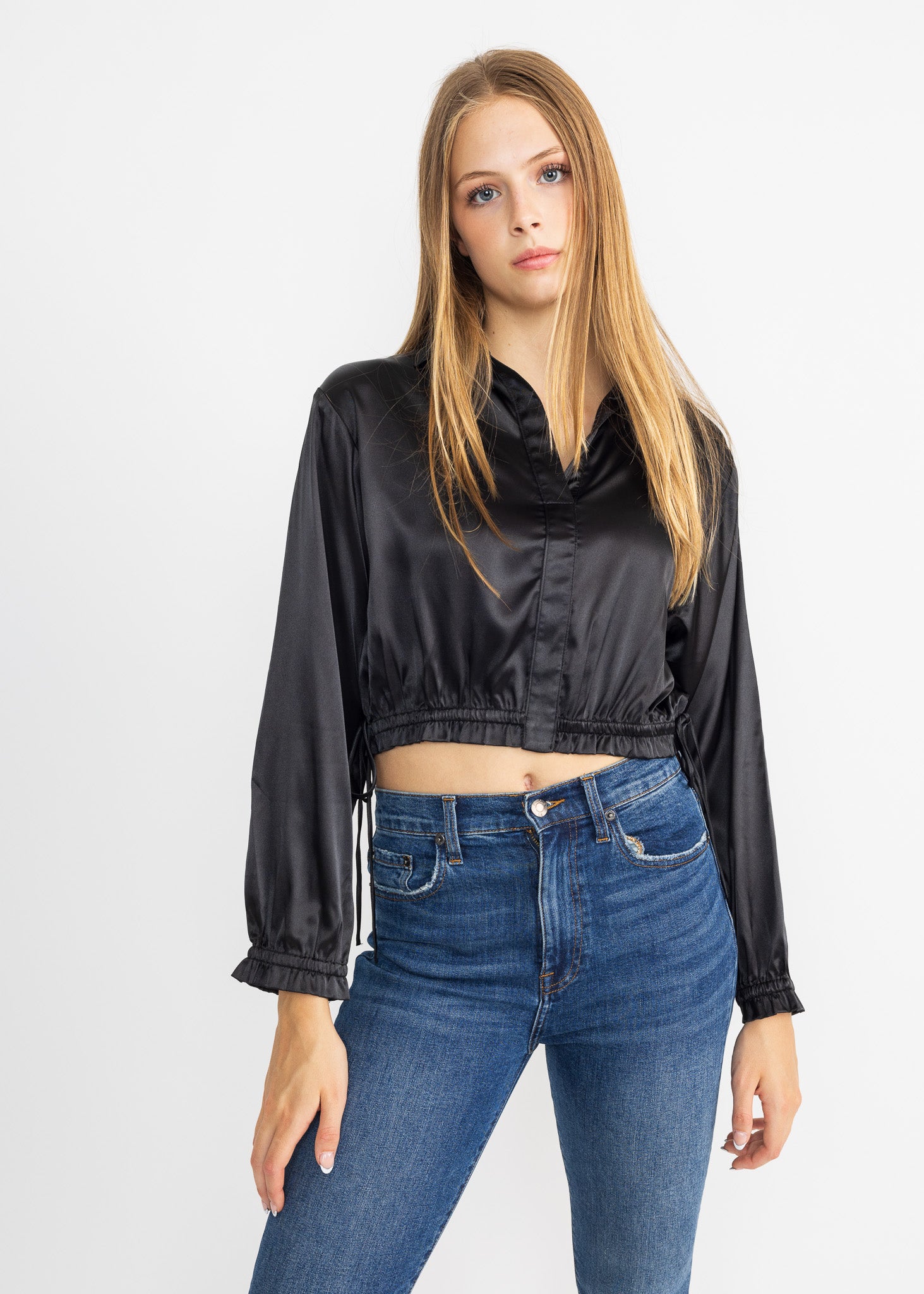 BLONDIE TOP satin