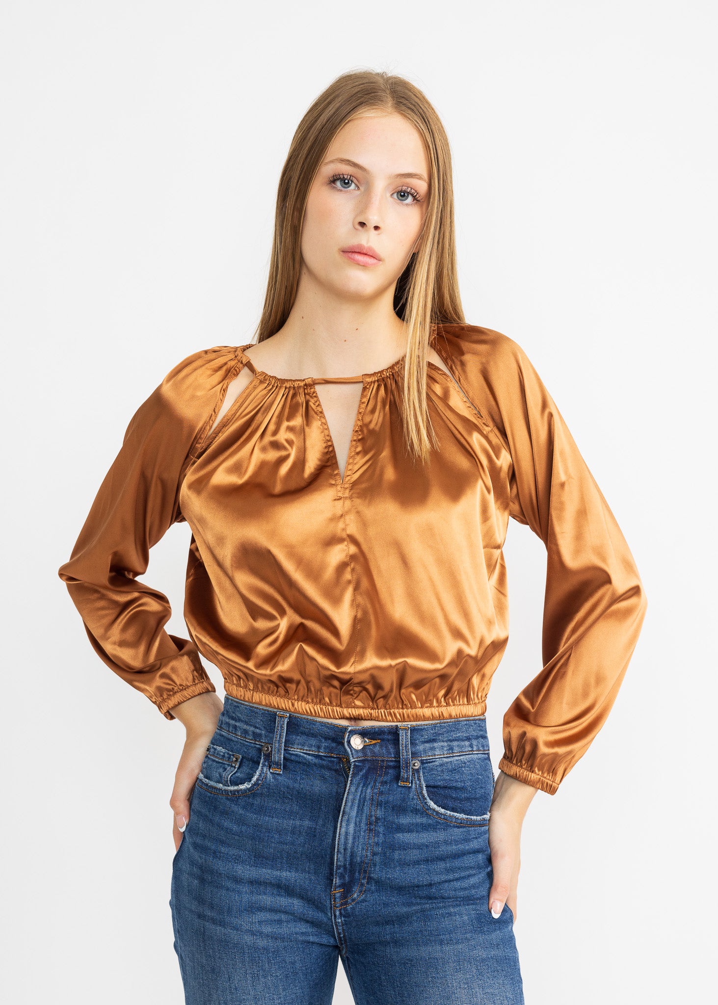 PORTO TOP satin fall24