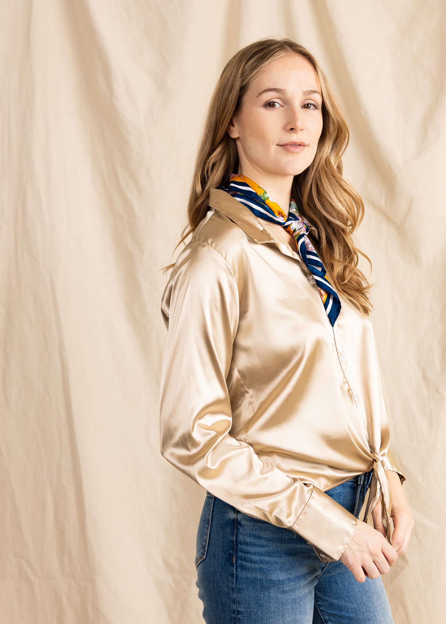 WILL TOP satin