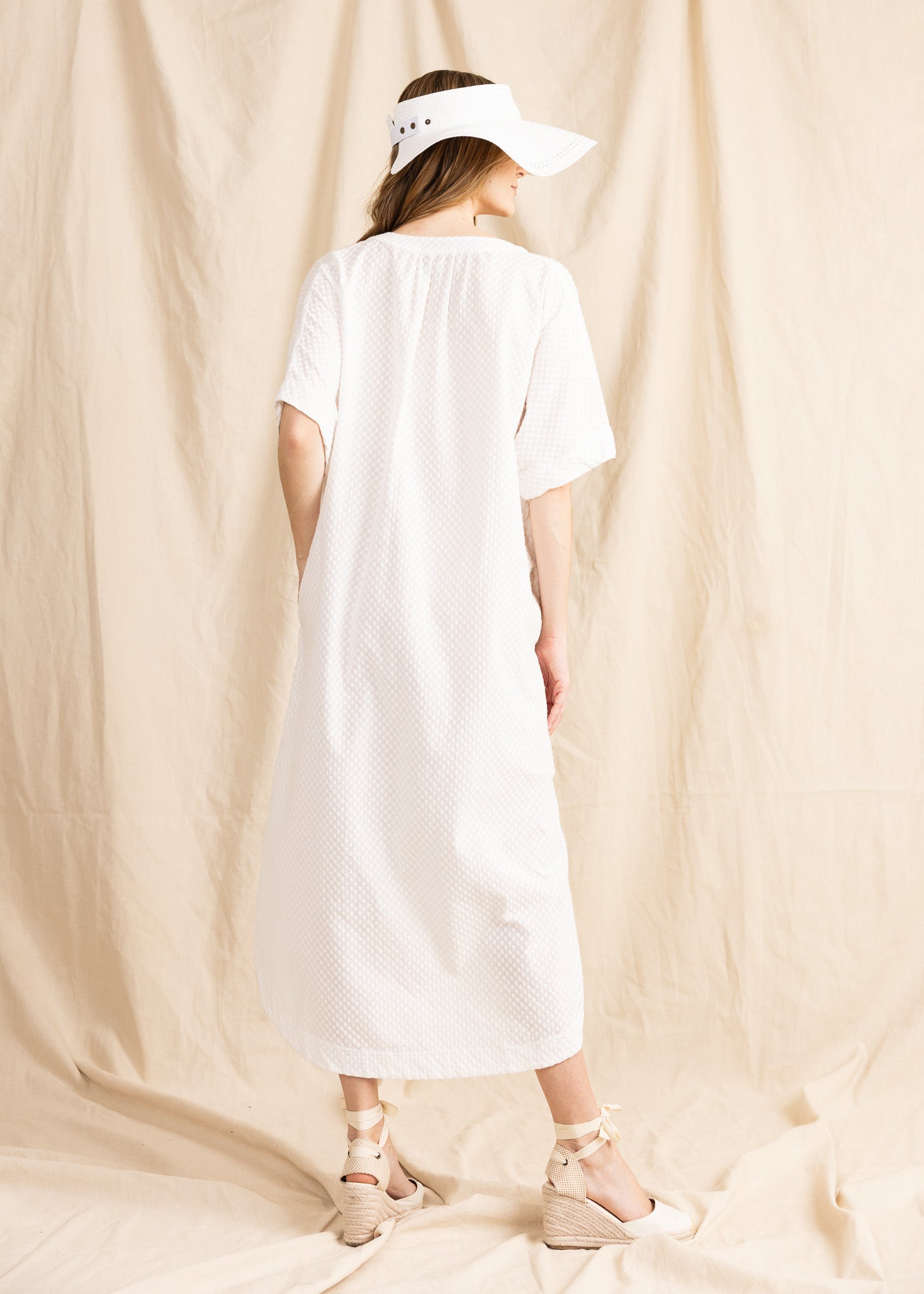 MERRICK 3/4 DRESS cotton