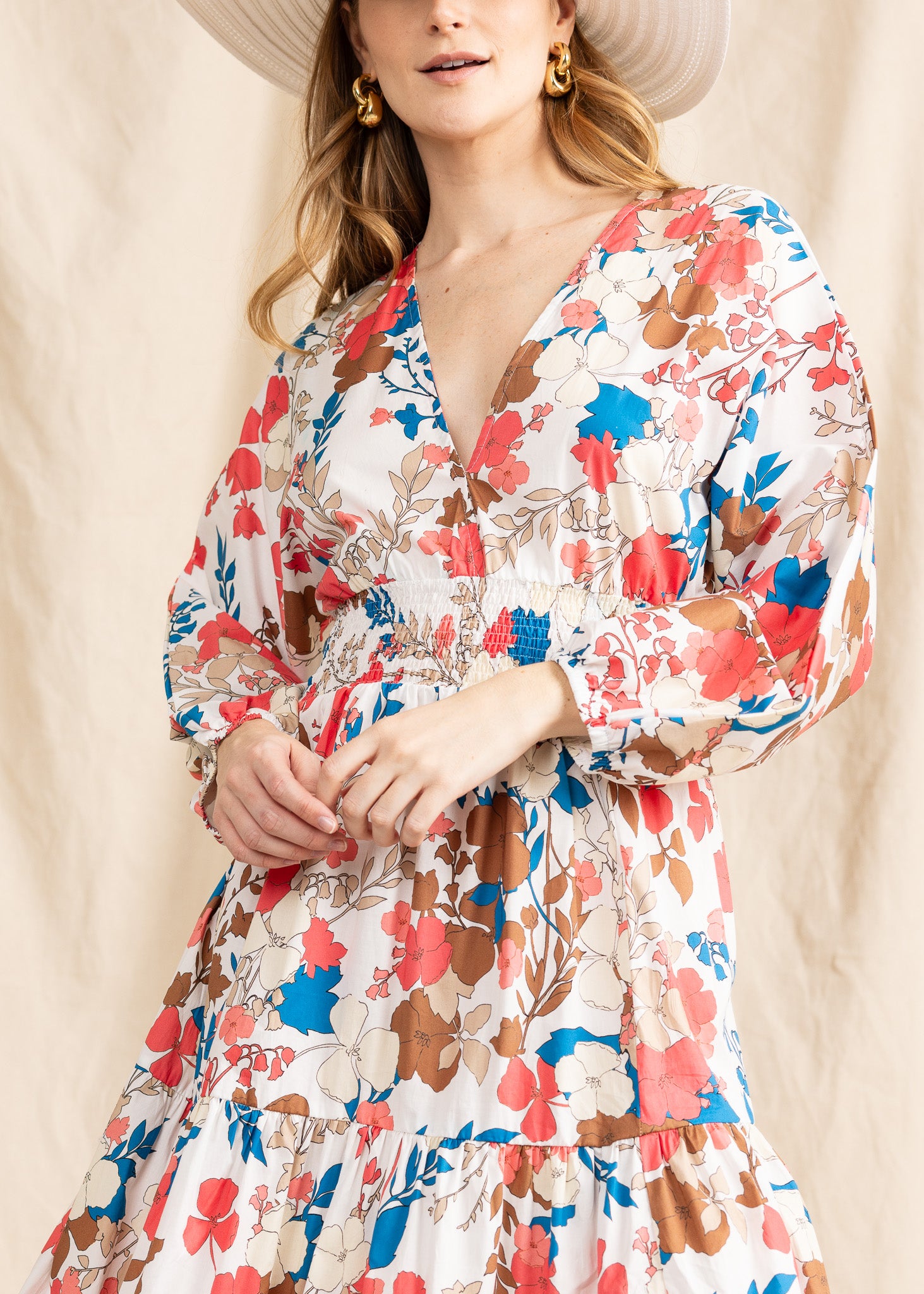 IZZY MAXI DRESS 0225 print
