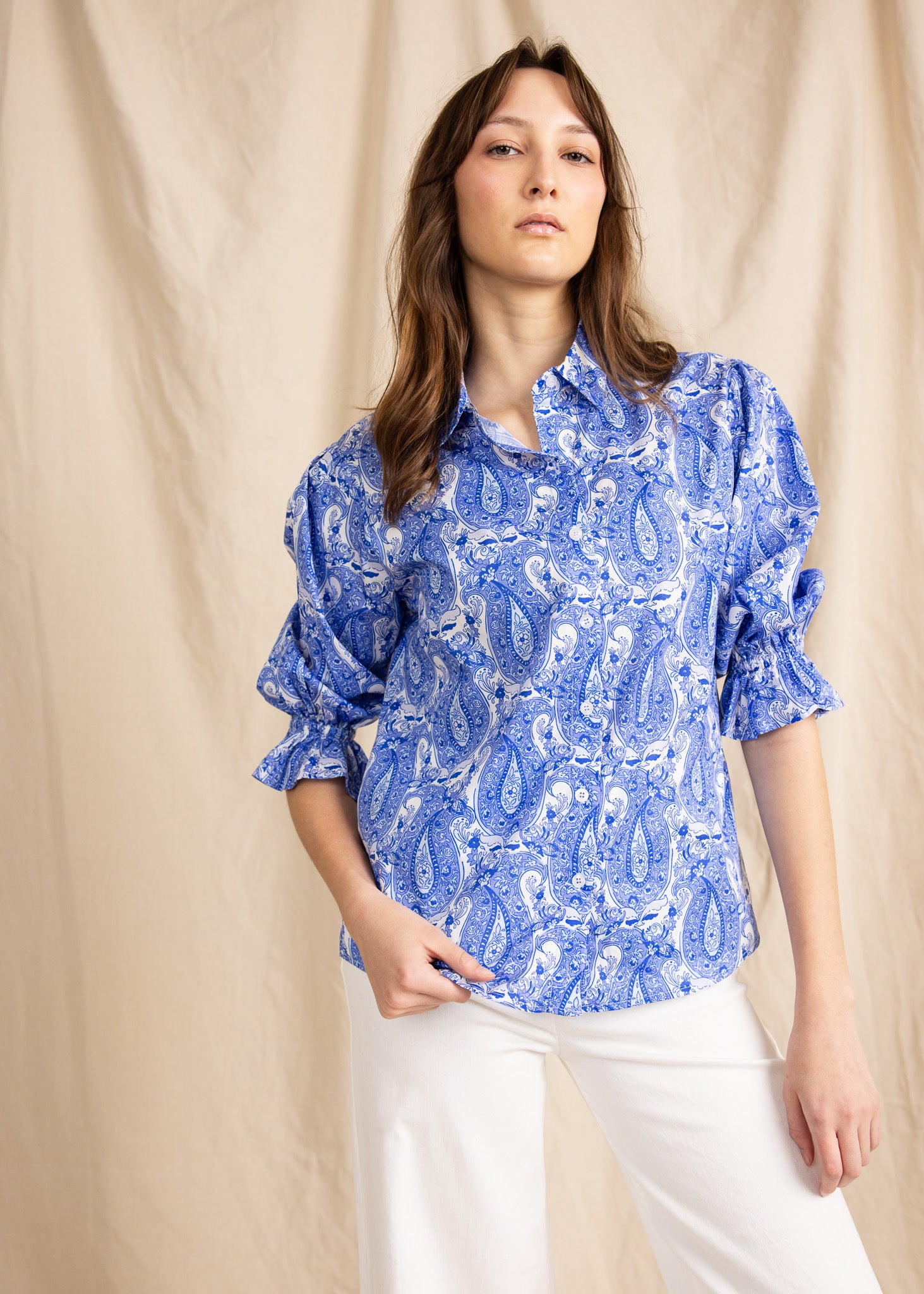 KESH blouse paisley print