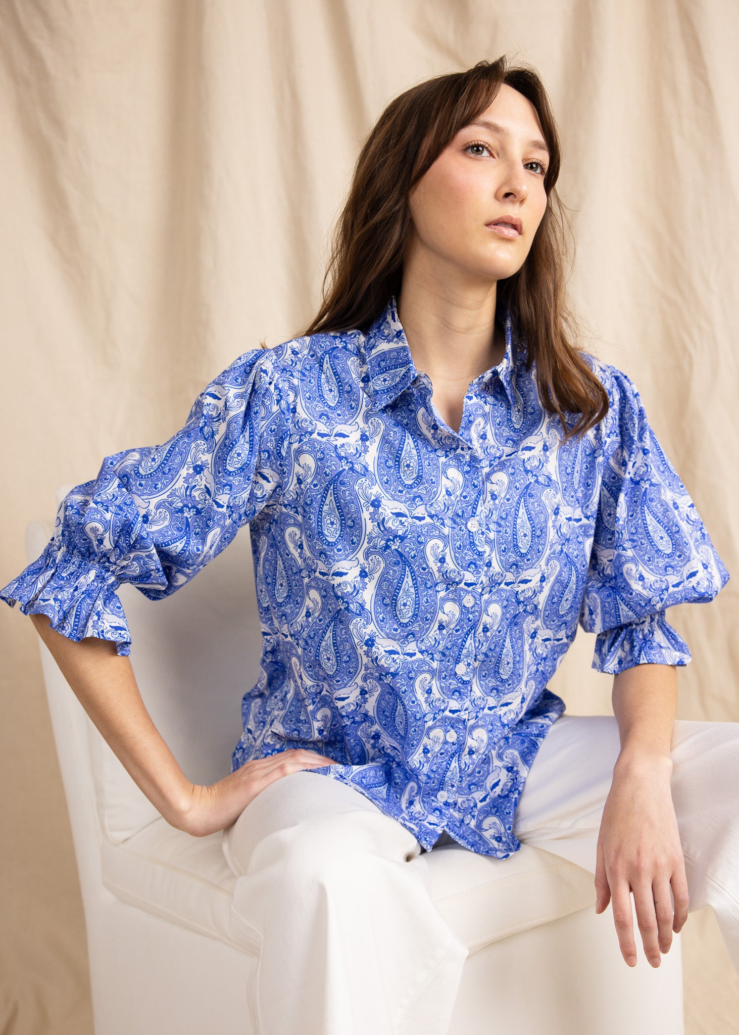 KESH blouse paisley print