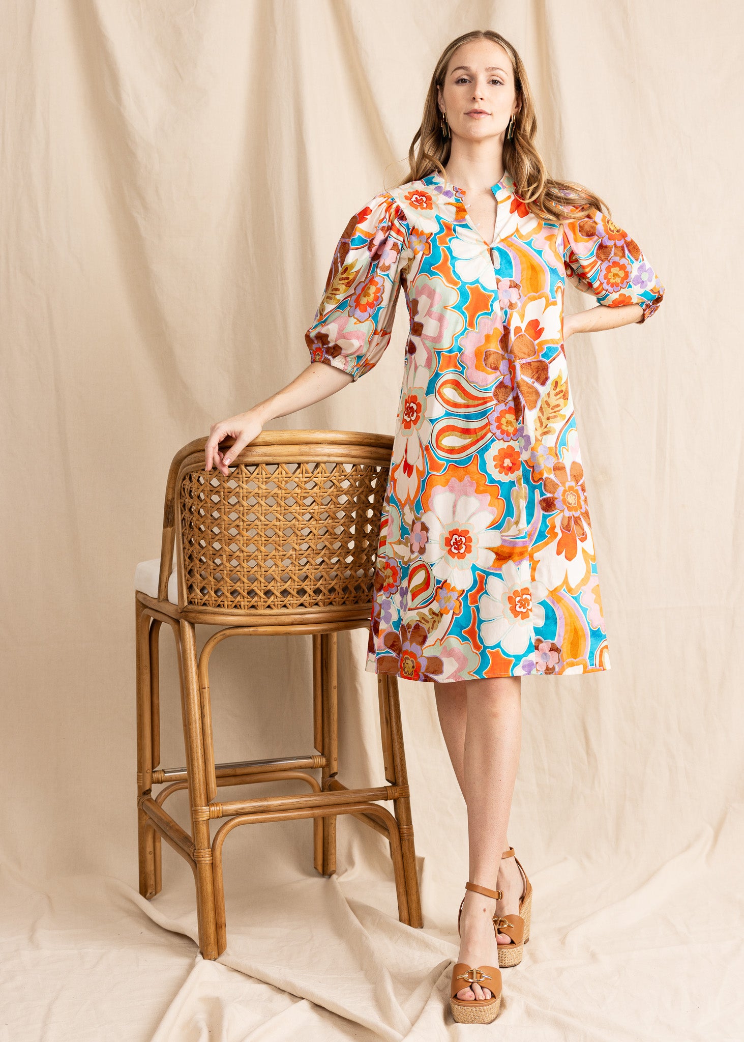 JAMES MOROCCAN MINI DRESS