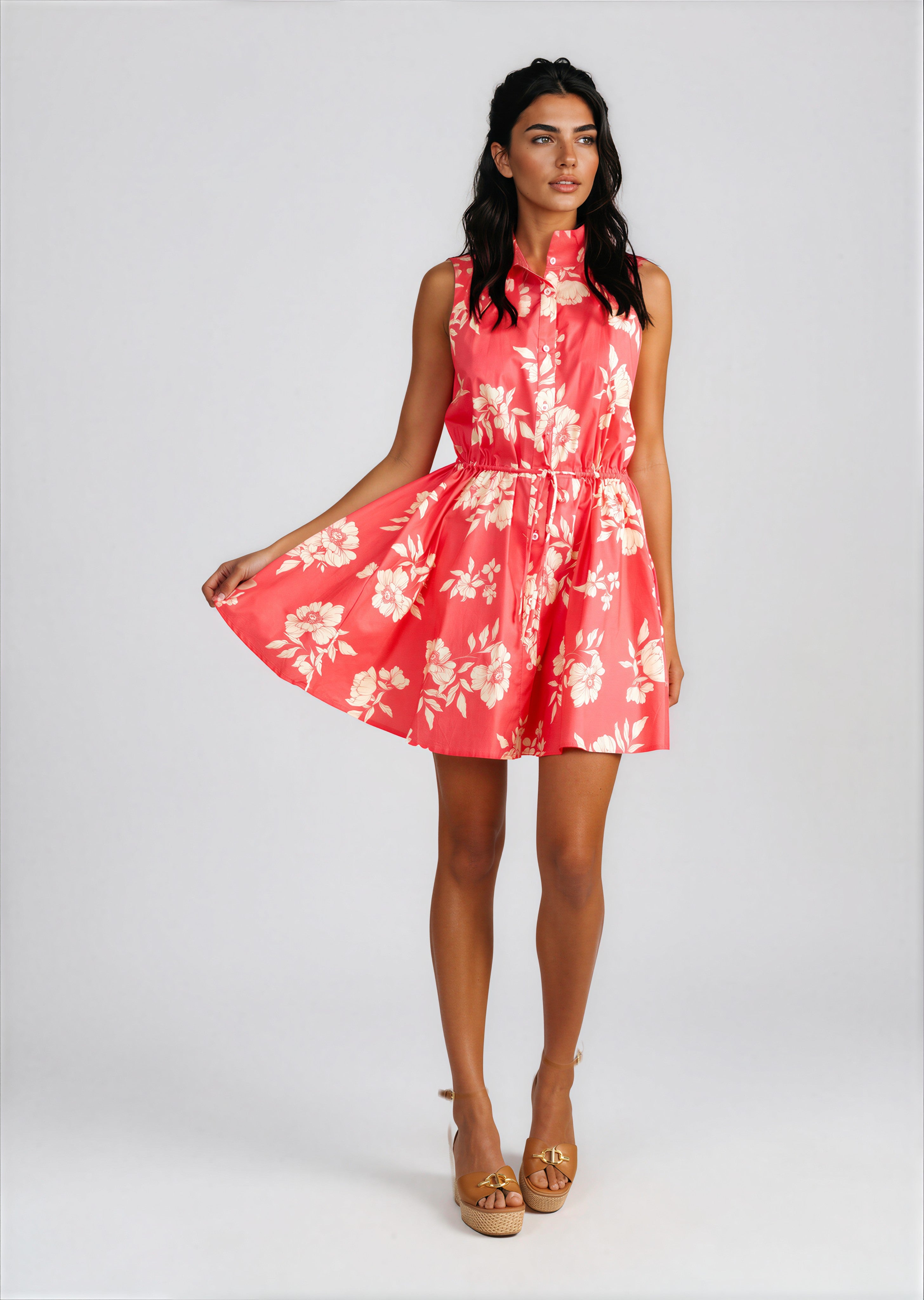 YanaK Hilton dress featuring a vibrant print and a flattering silhouette, perfect for any casual or semi-formal occasion.