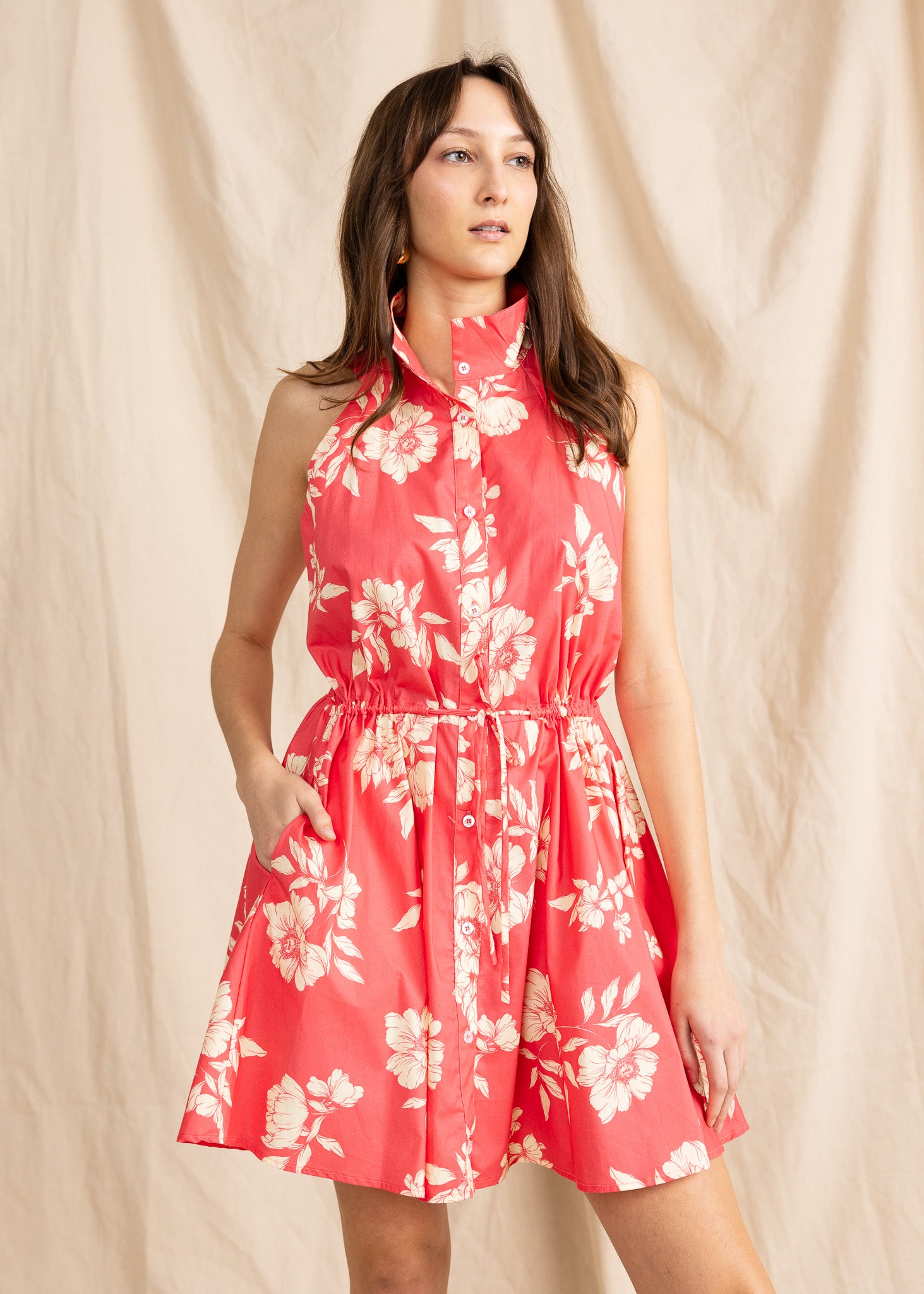 HILTON DRESS print