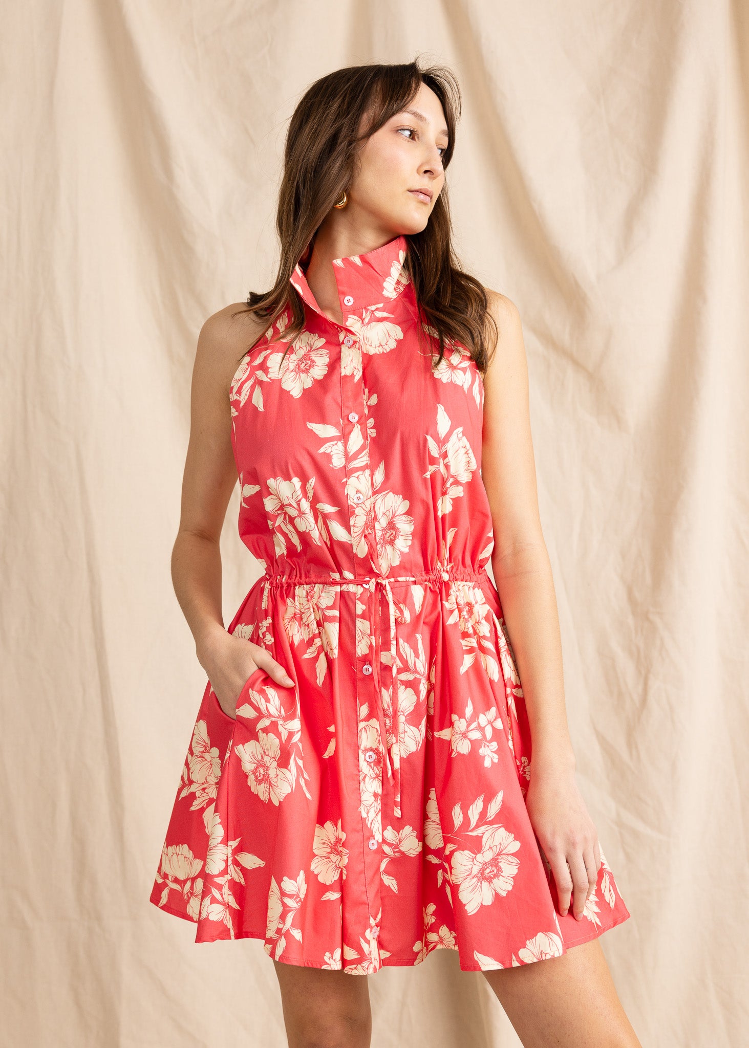 HILTON DRESS print