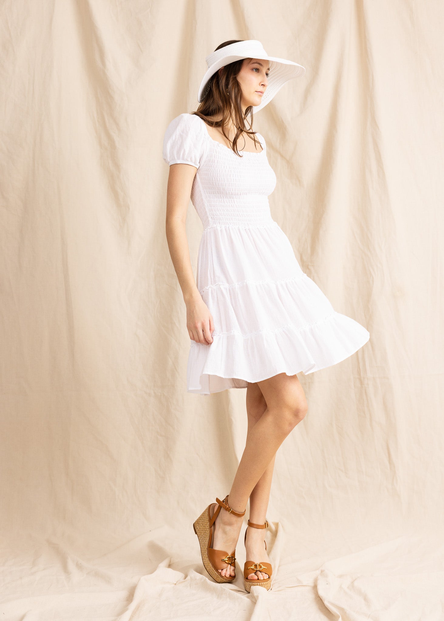 SIENNA MINI DRESS gauze
