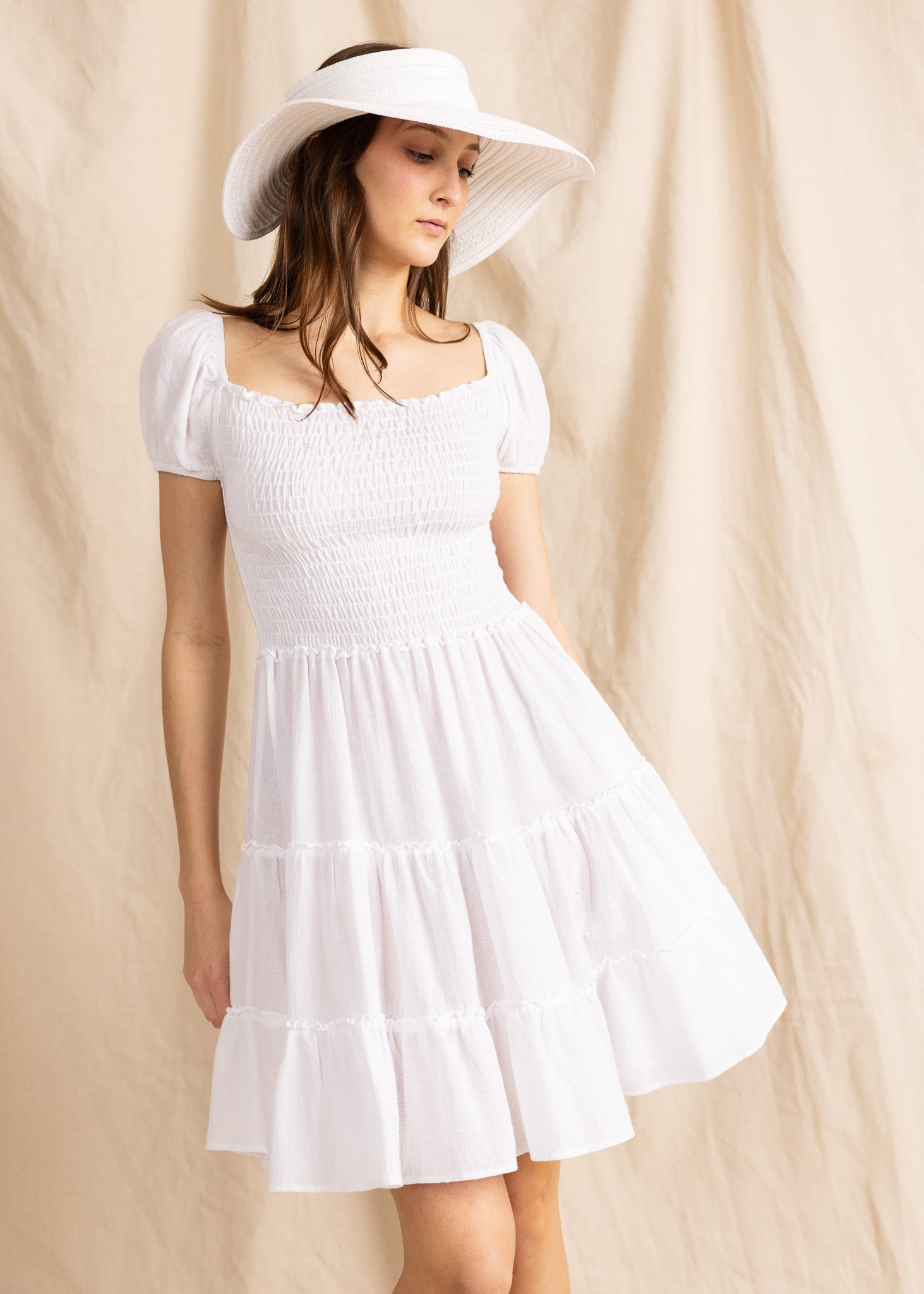 SIENNA MINI DRESS gauze