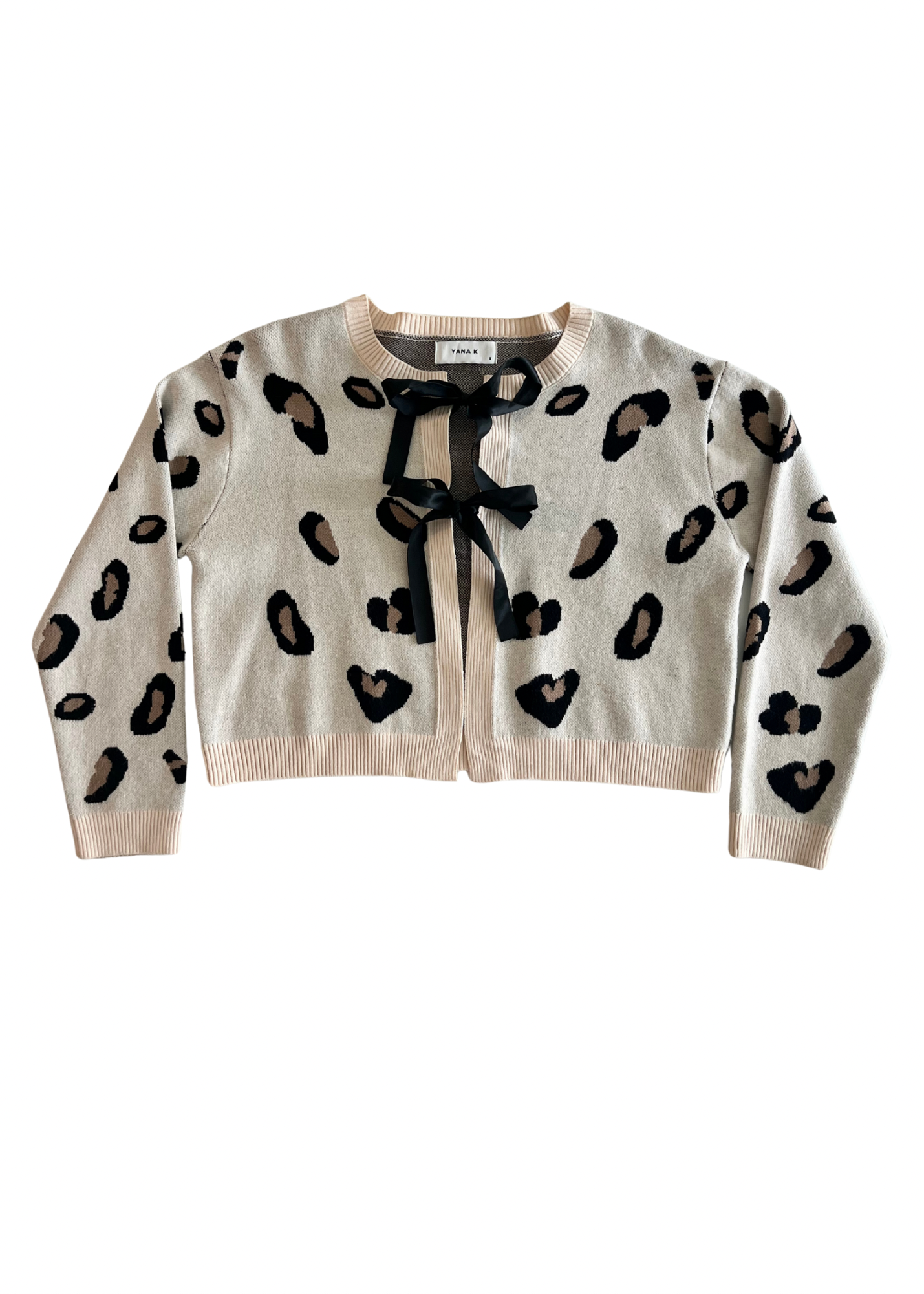 Yana K DELANO cardigan sweater in soft knit, featuring an open front and long sleeves, perfect for layering.