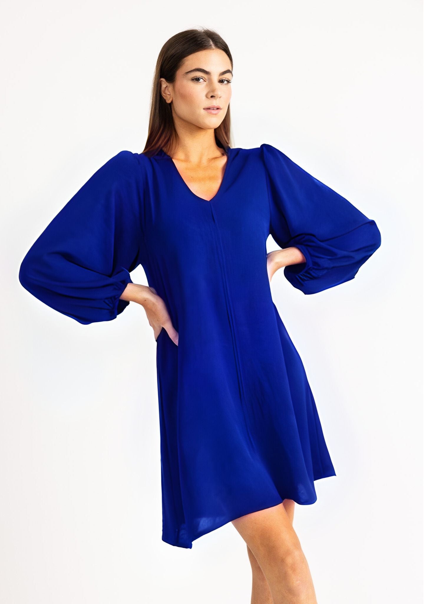 YanaK Wichita Mini Dress in Airflo, featuring a flowy silhouette and vibrant pattern, perfect for warm weather outings.