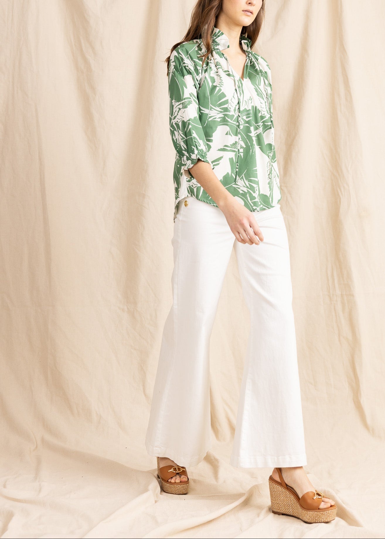 BELMONT blouse print - Yana K Collective