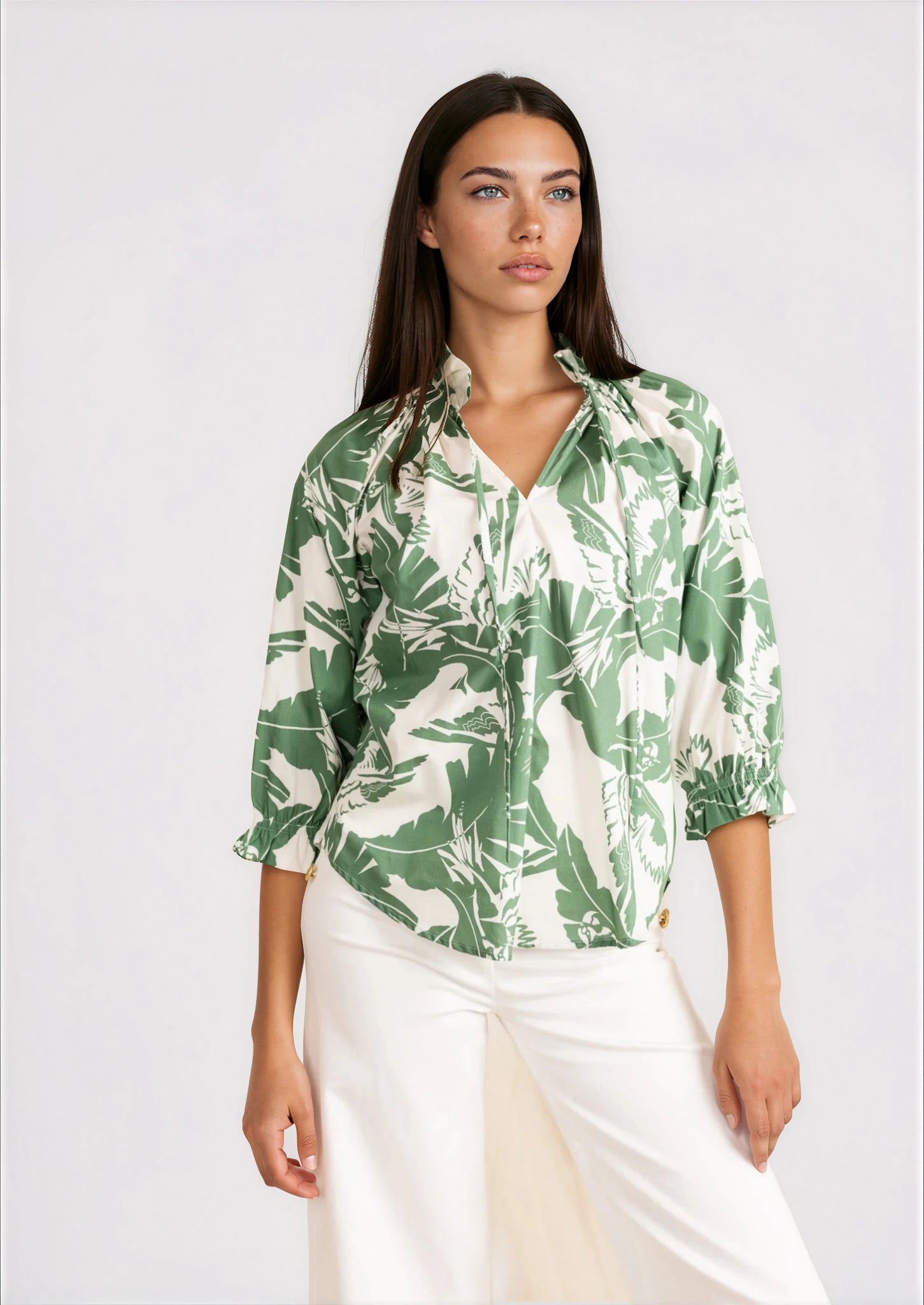 BELMONT blouse print - Yana K Collective