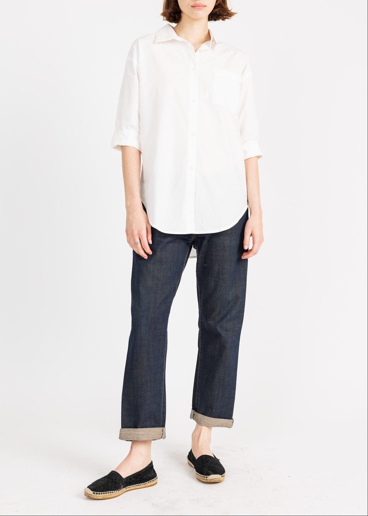 FIJI women's long sleeve button down blouse - Yana K Collective