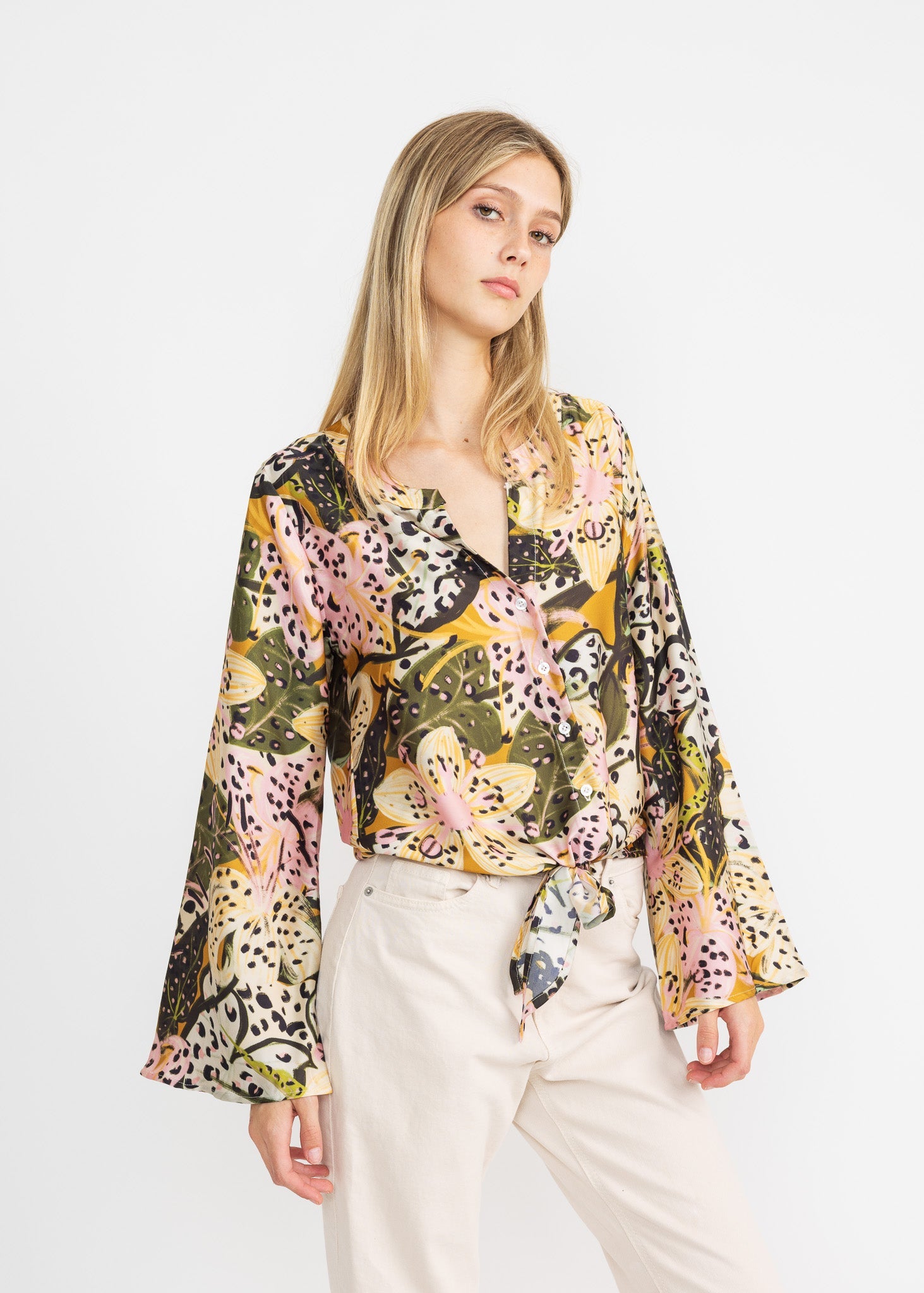 KHLOE TOP print F24 - Yana K Collective