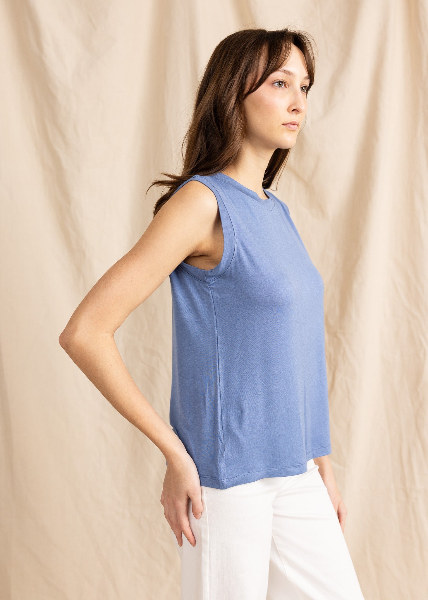 PAYTON muscle tee top - Yana K Collective