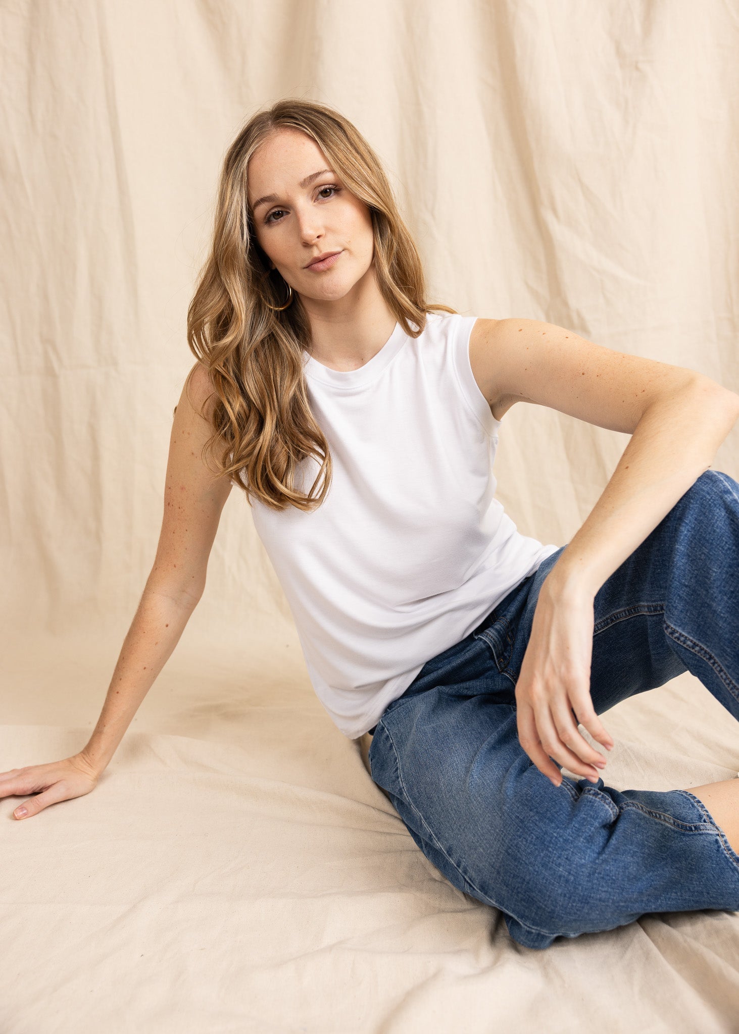 PAYTON muscle tee top - Yana K Collective