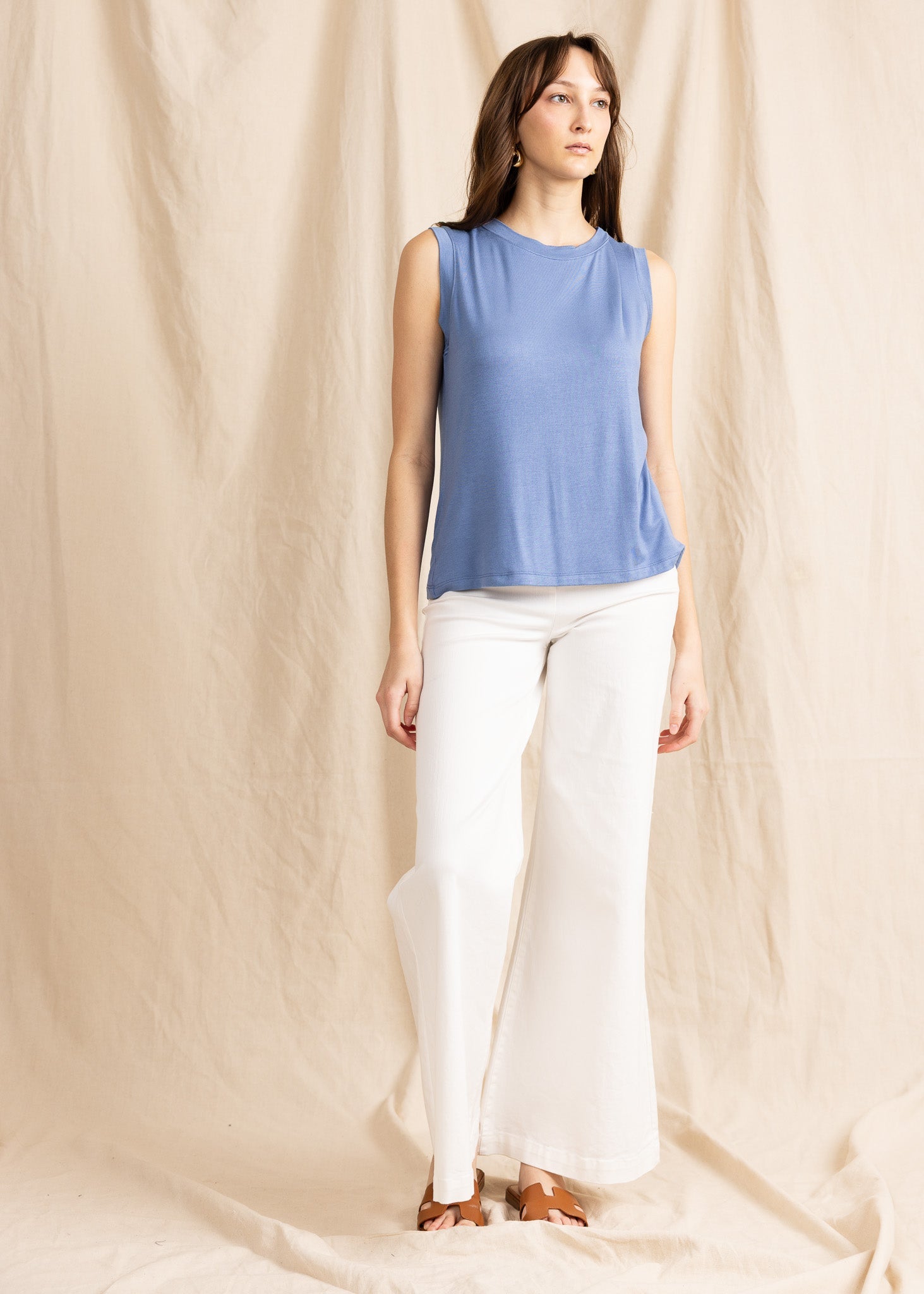 PAYTON muscle tee top - Yana K Collective