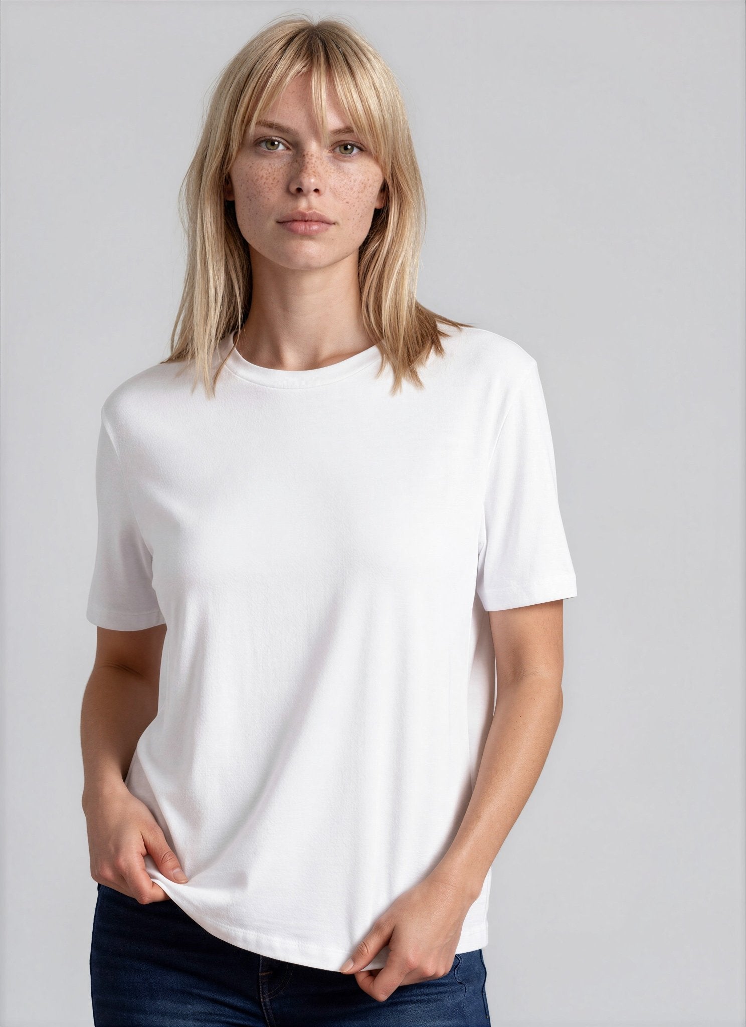 PENNY women's classic round neck boy tee - Yana K Collective