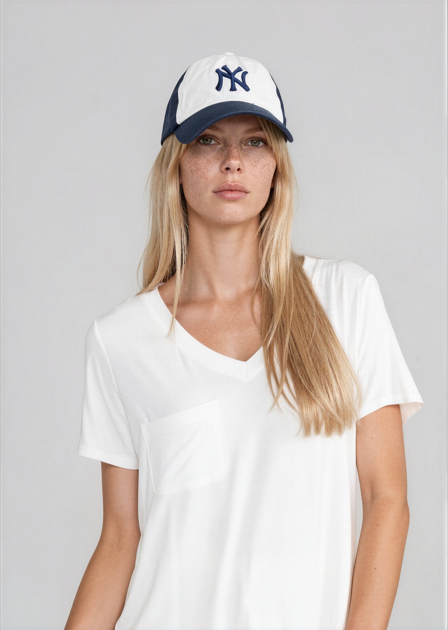 PIA women's vneck pocket tee - Yana K Collective