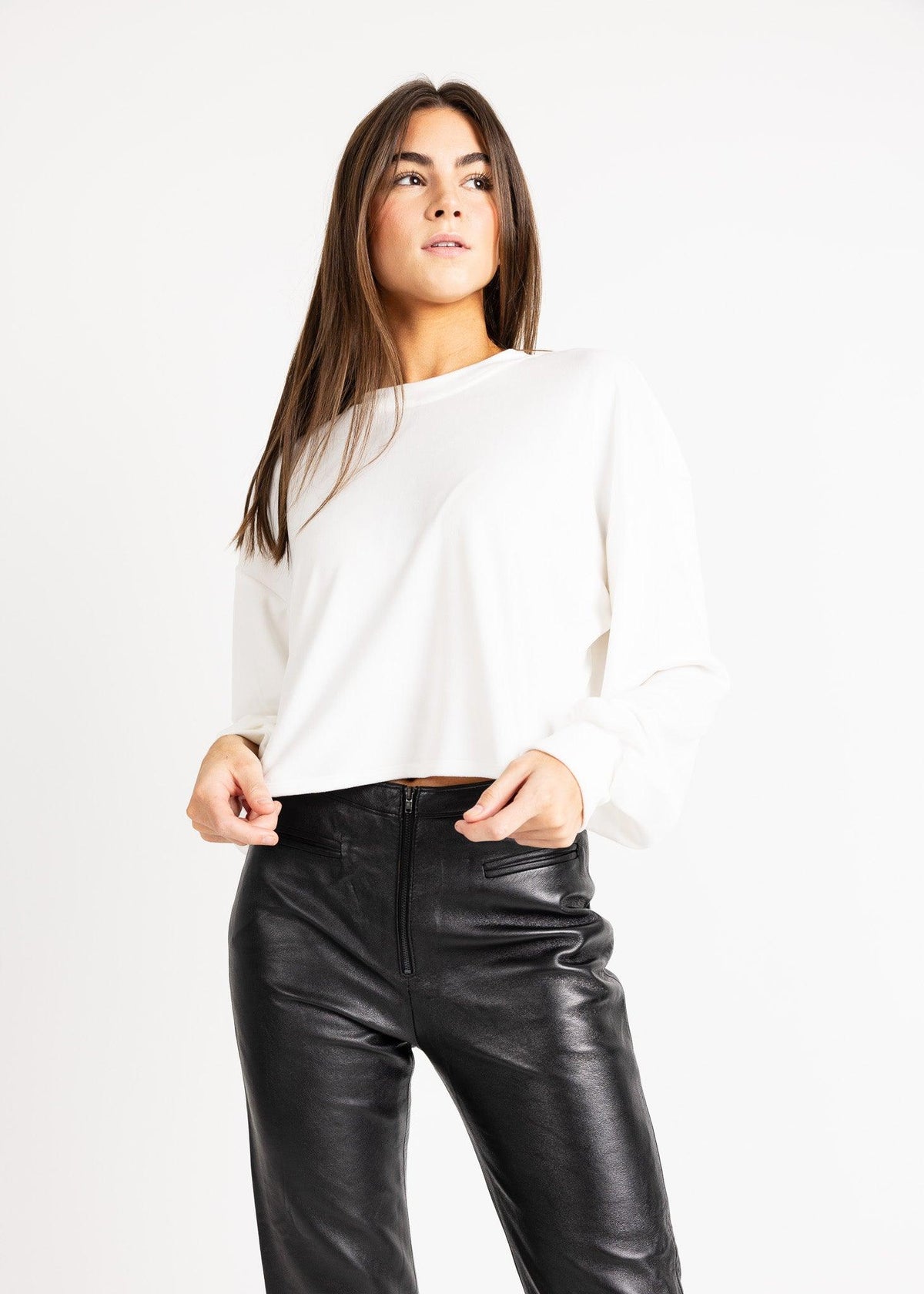 GIBSON velvet sweater - Yana K