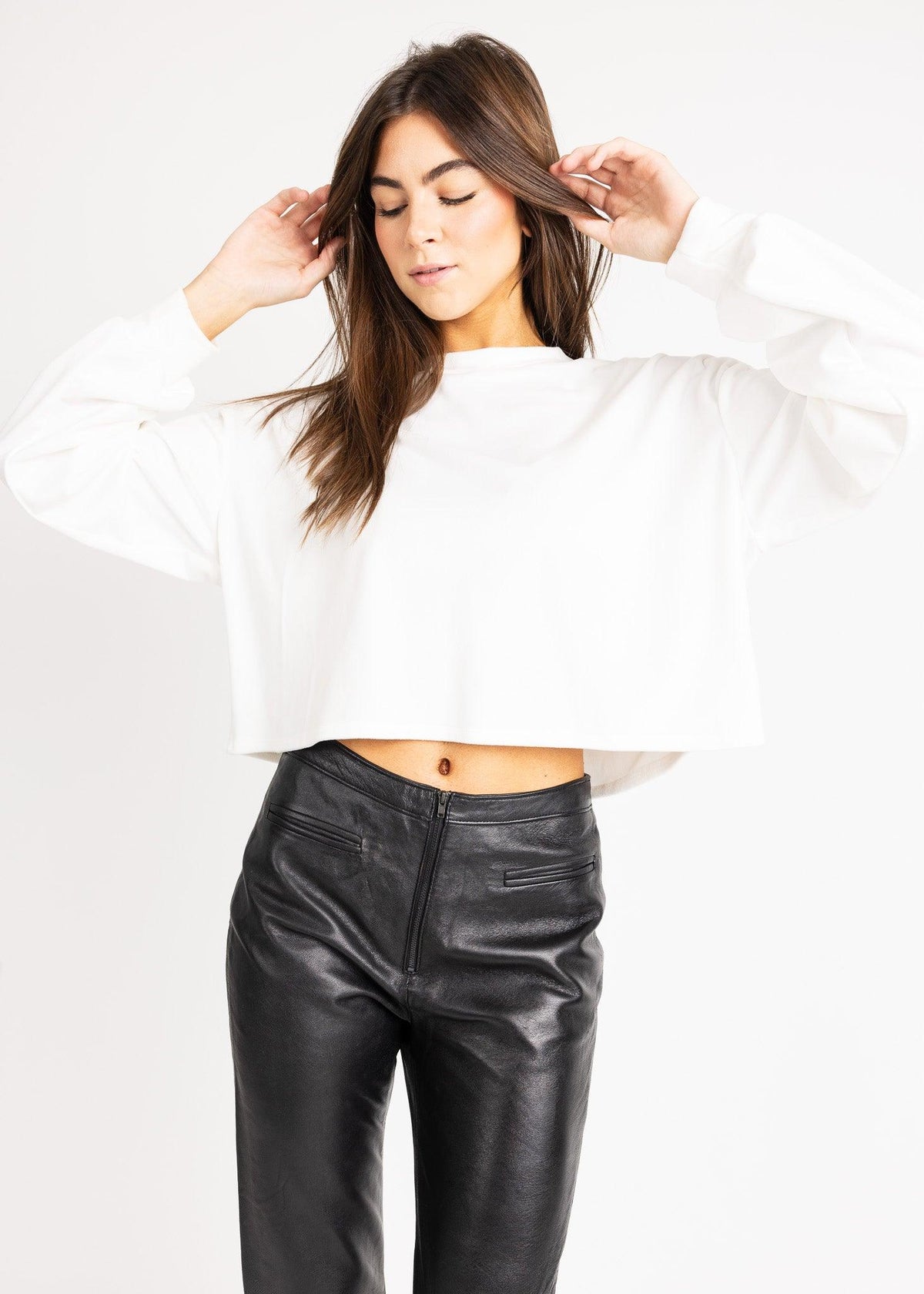 GIBSON velvet sweater - Yana K
