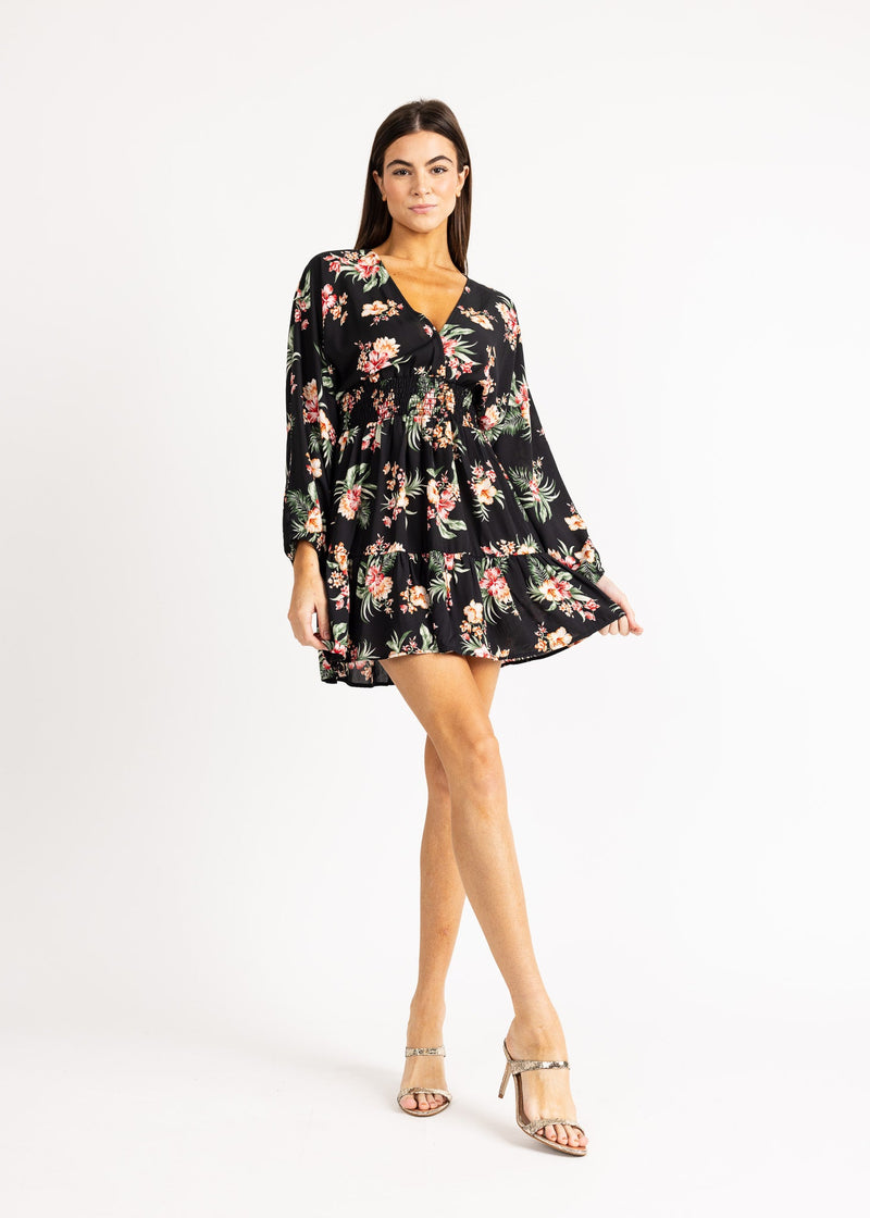 IZZY MINI DRESS print - Yana K