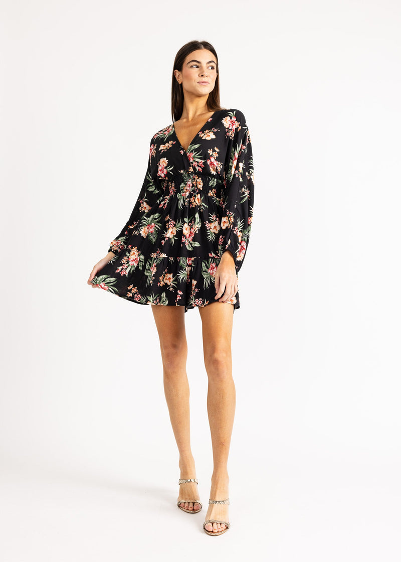 IZZY MINI DRESS print - Yana K