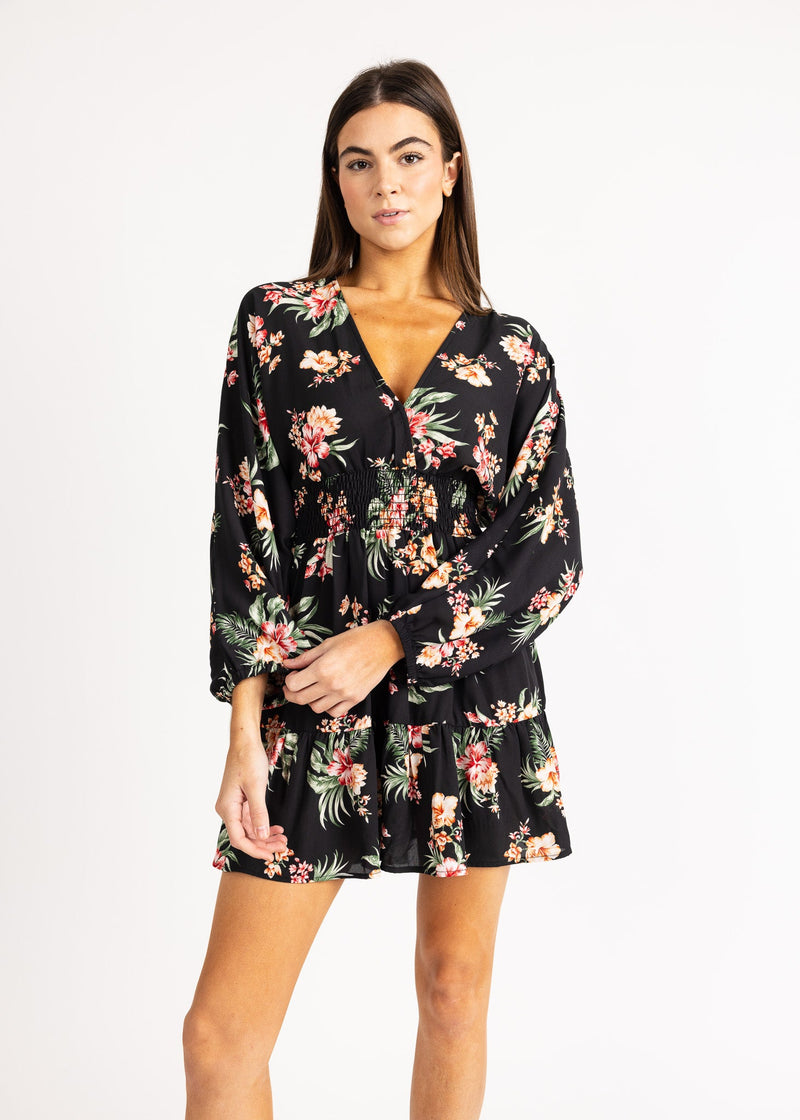 IZZY MINI DRESS print - Yana K
