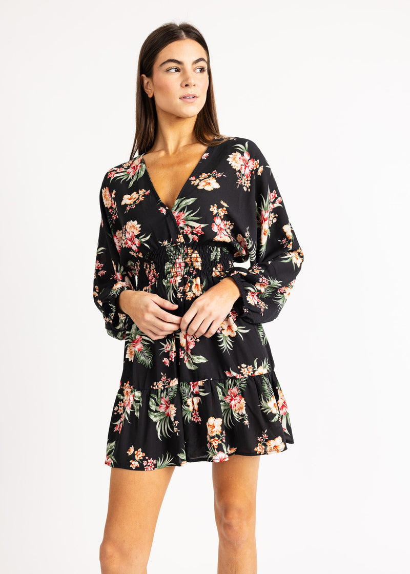 IZZY MINI DRESS print - Yana K