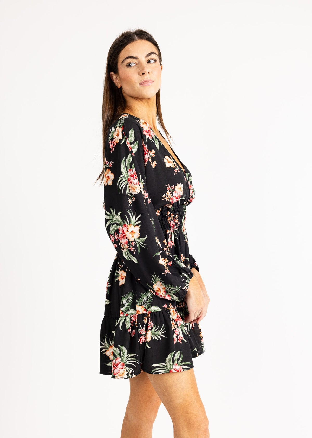 IZZY MINI DRESS print - Yana K