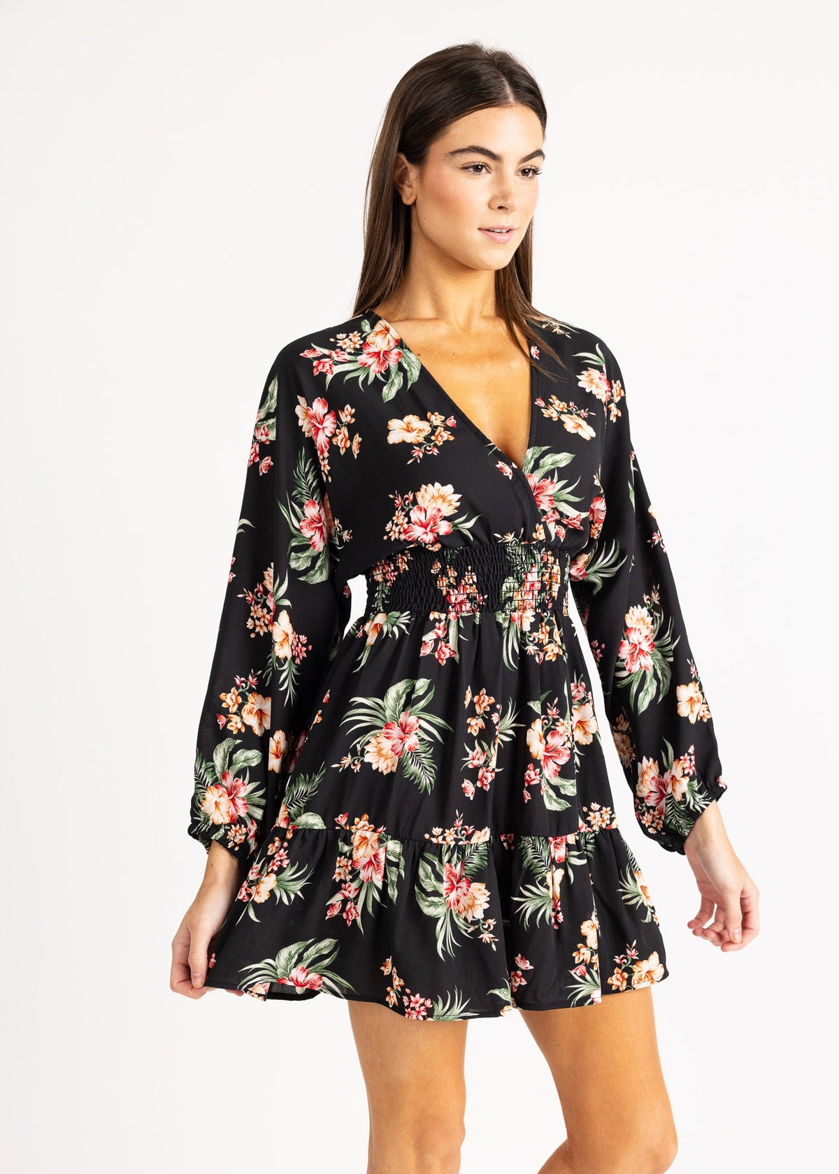 IZZY MINI DRESS print - Yana K