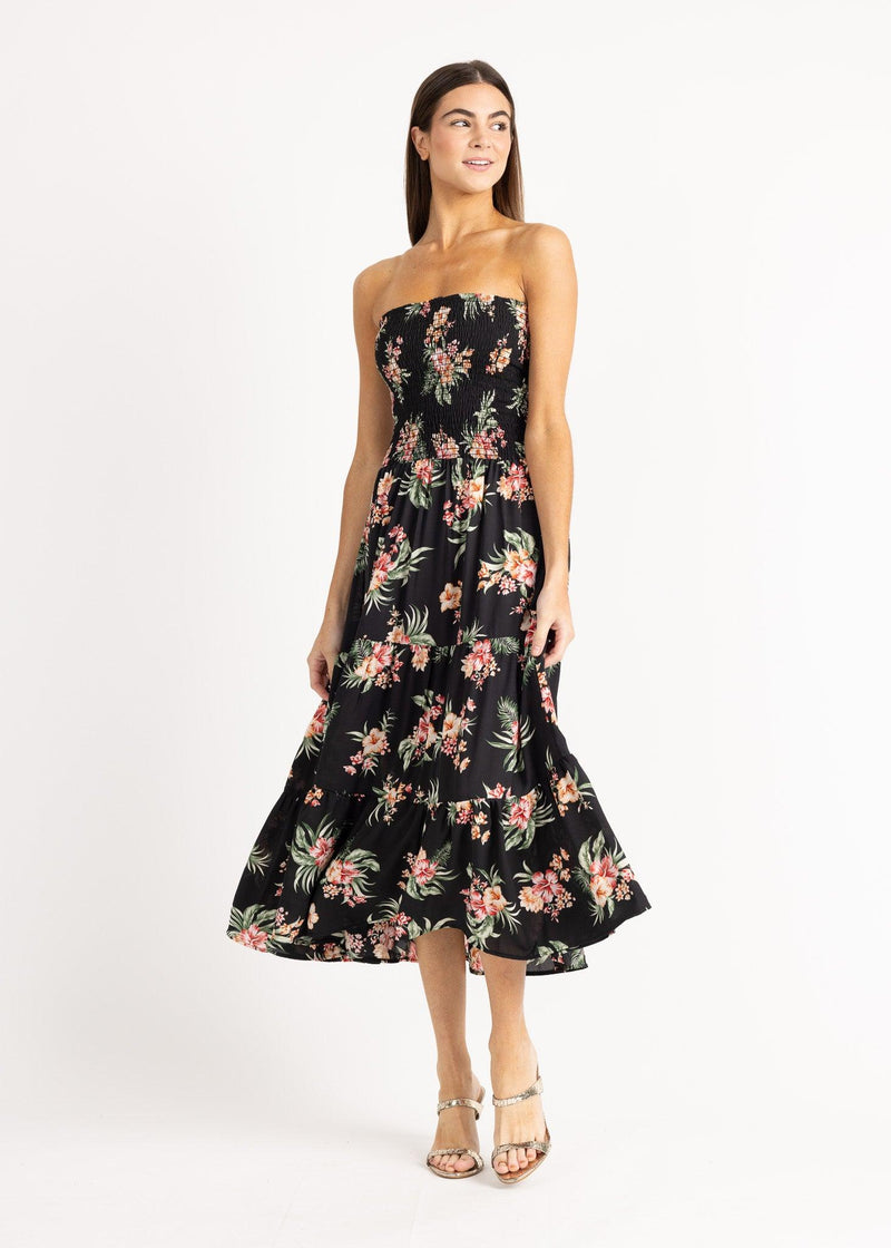 SEBASTIAN 3/4 DRESS airflo poly print - Yana K
