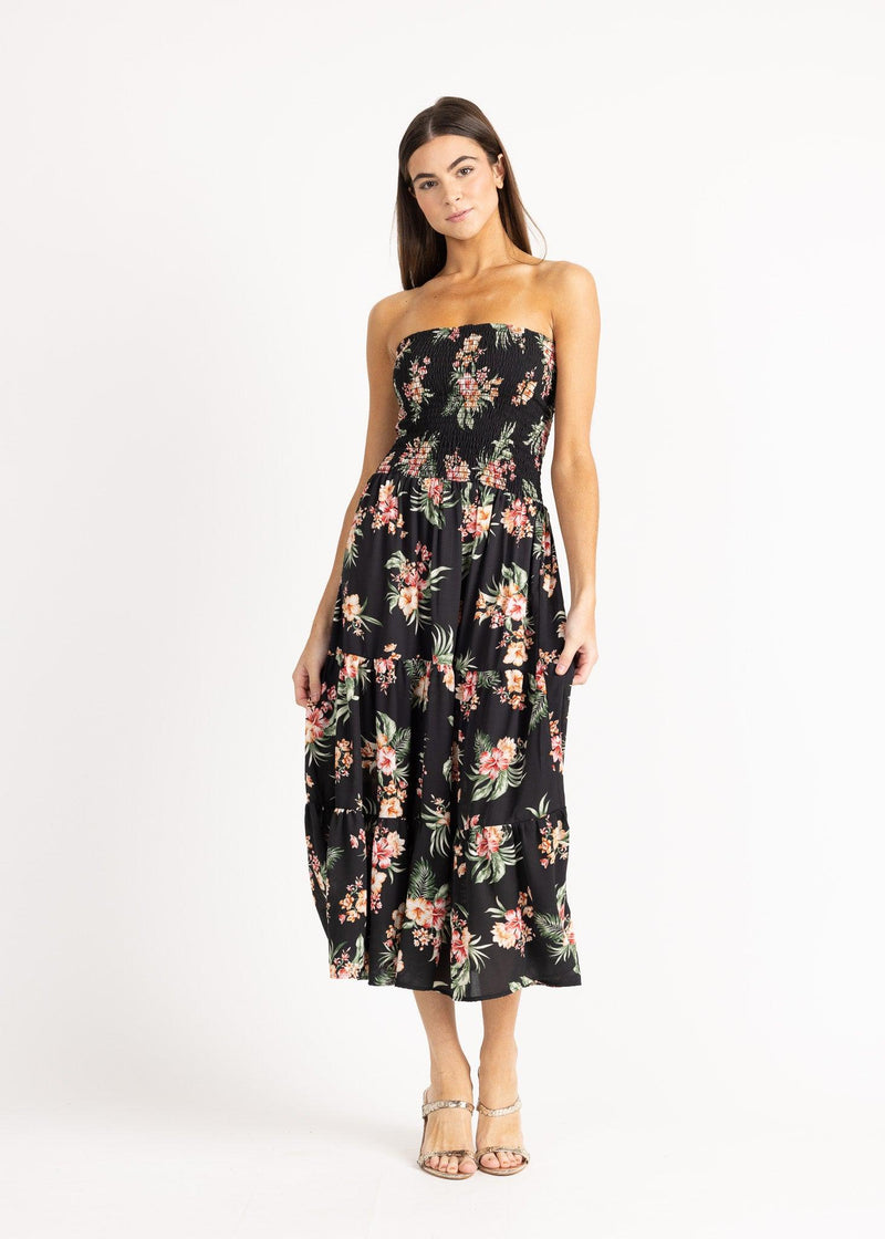 SEBASTIAN 3/4 DRESS airflo poly print - Yana K