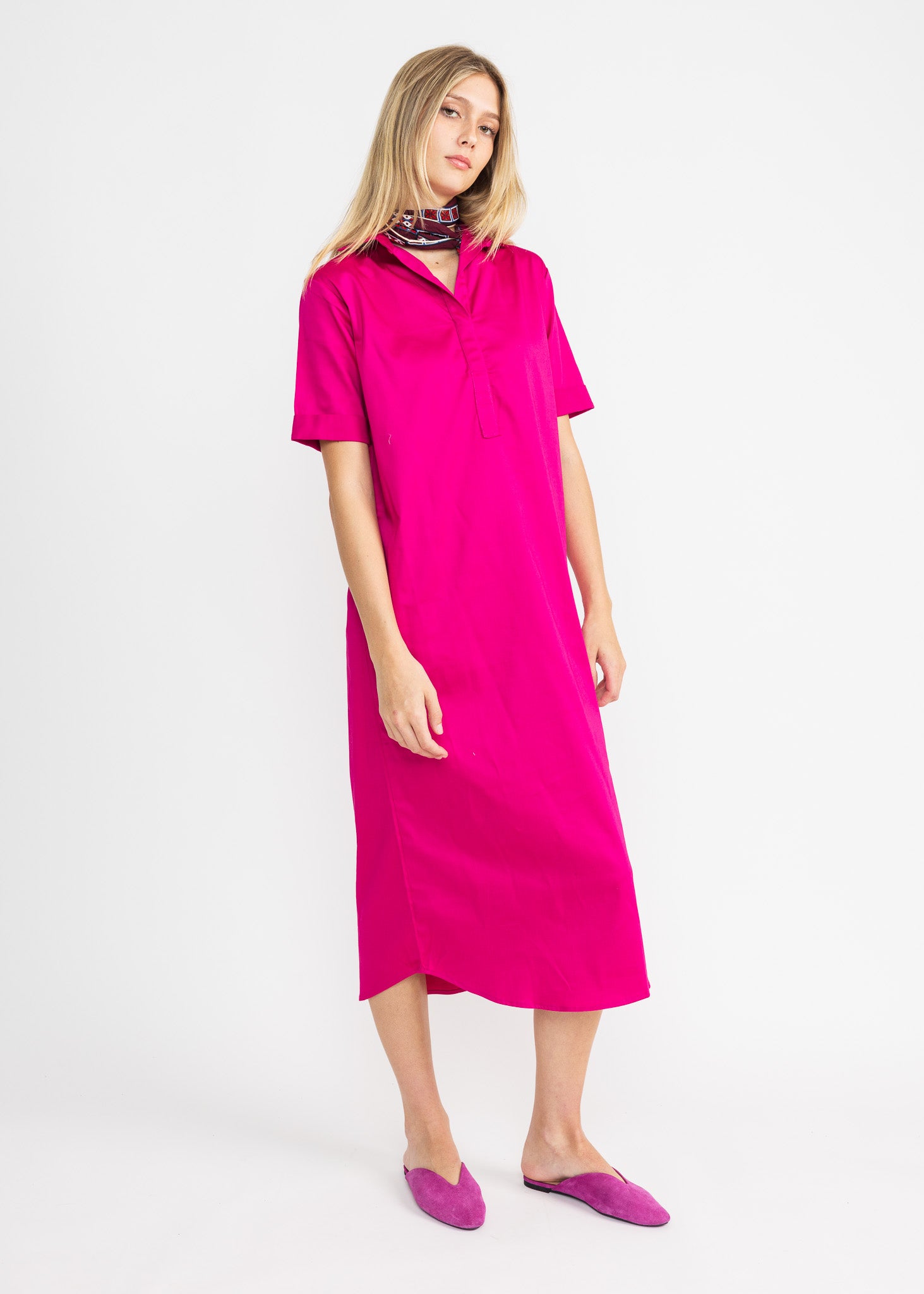 FINN MAXI DRESS poplin