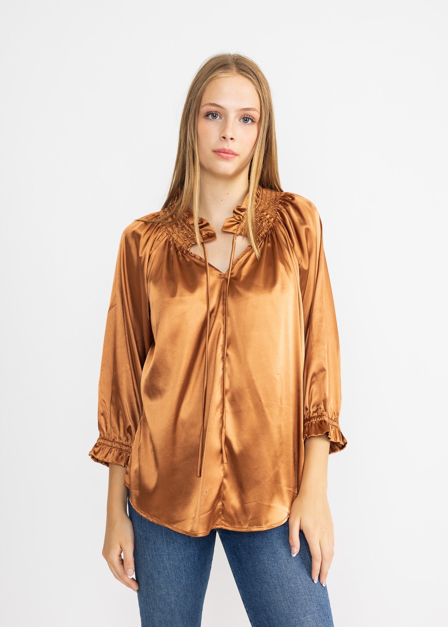 BELMONT satin blouse