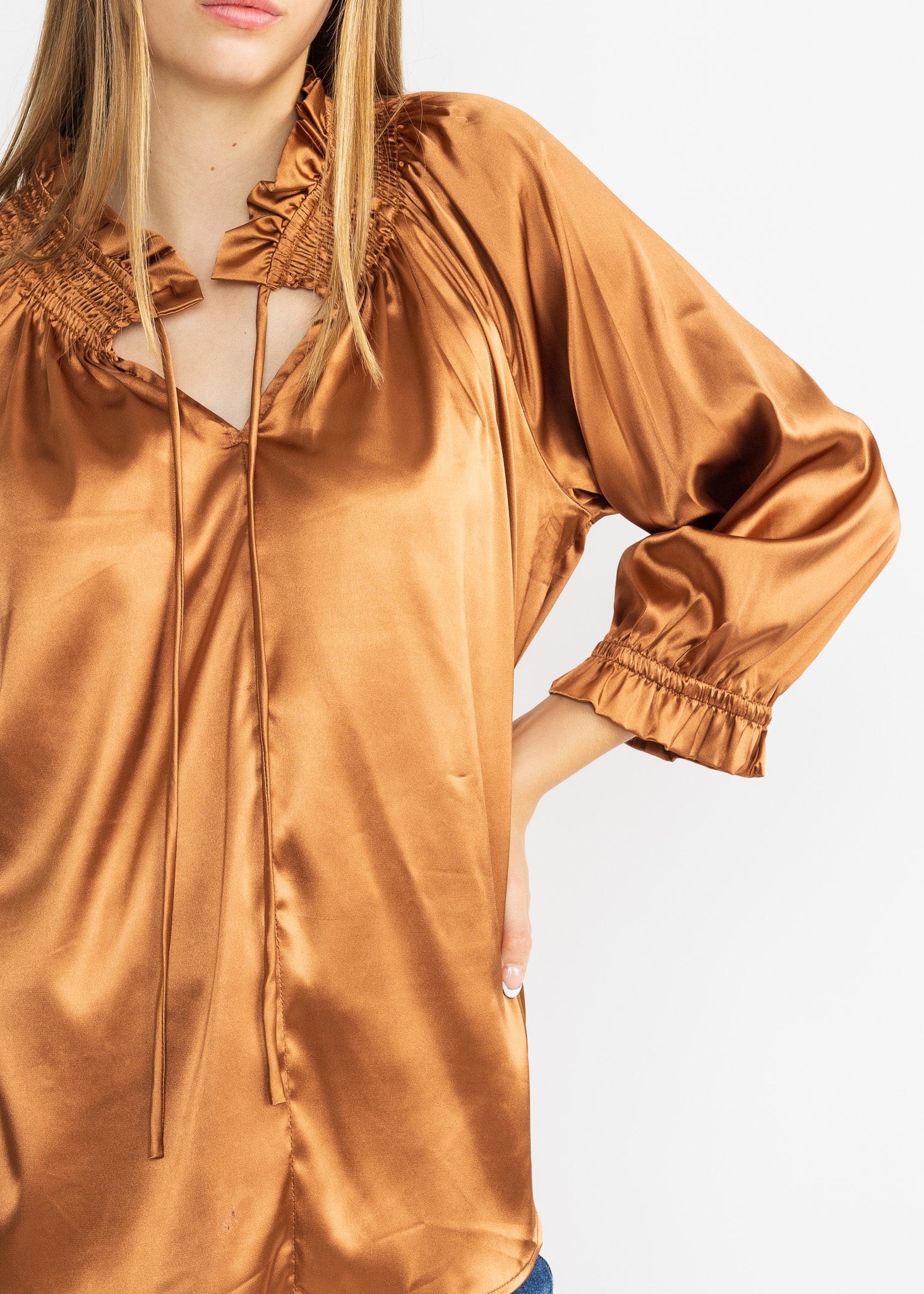 BELMONT satin blouse