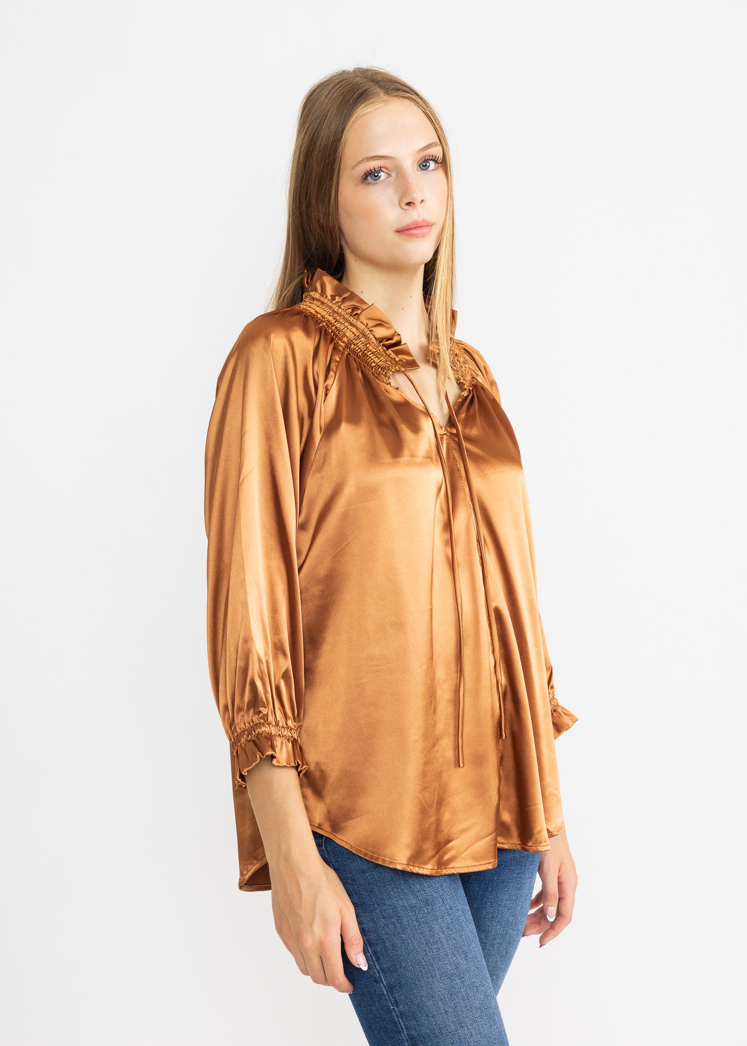 BELMONT satin blouse