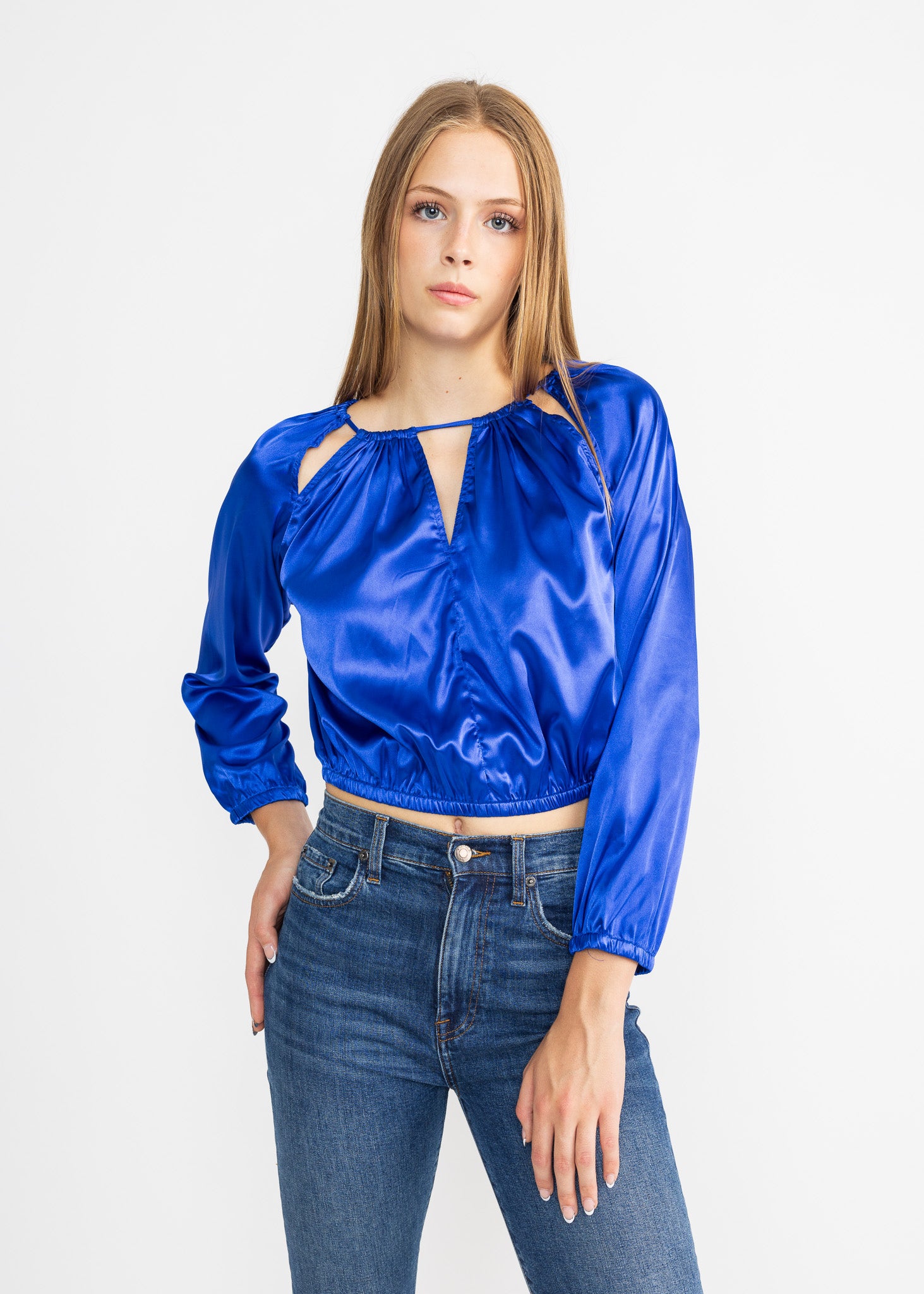 PORTO TOP satin fall24