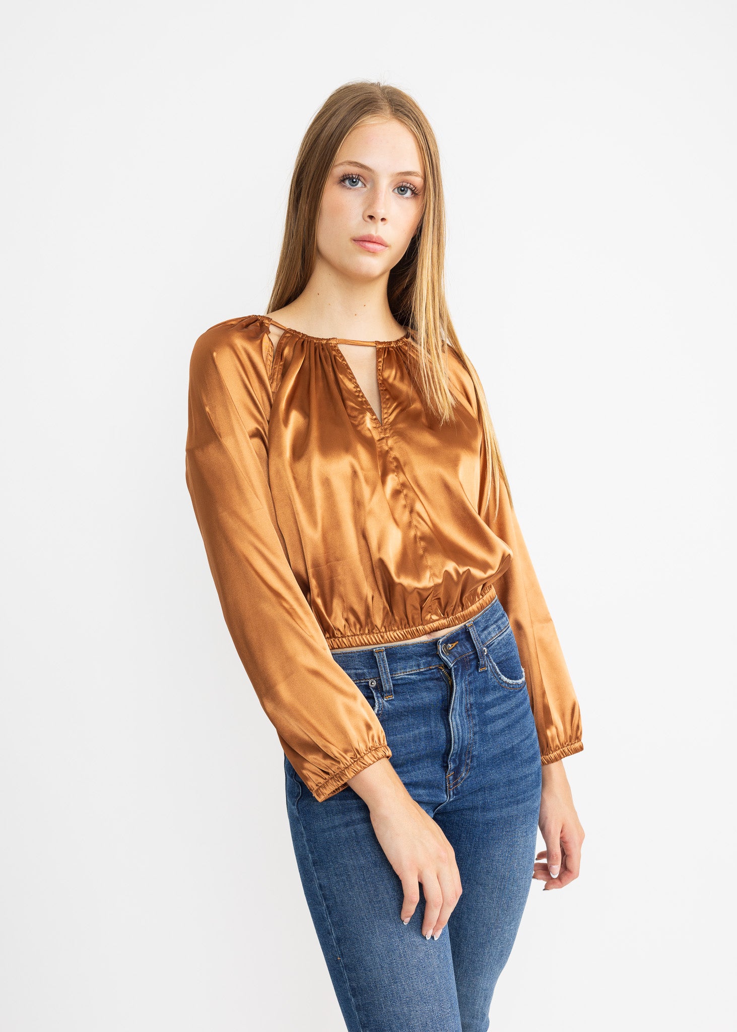 PORTO TOP satin fall24
